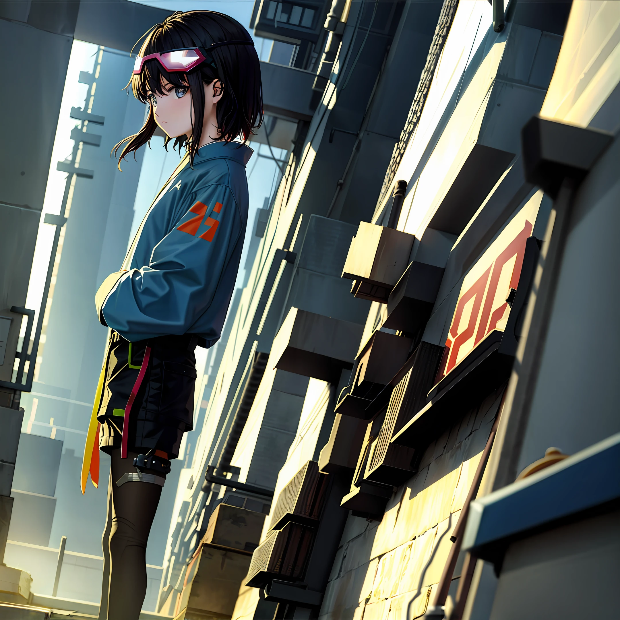 Lonely Band, Poch, Cyberpunk, Japanese Comic Style