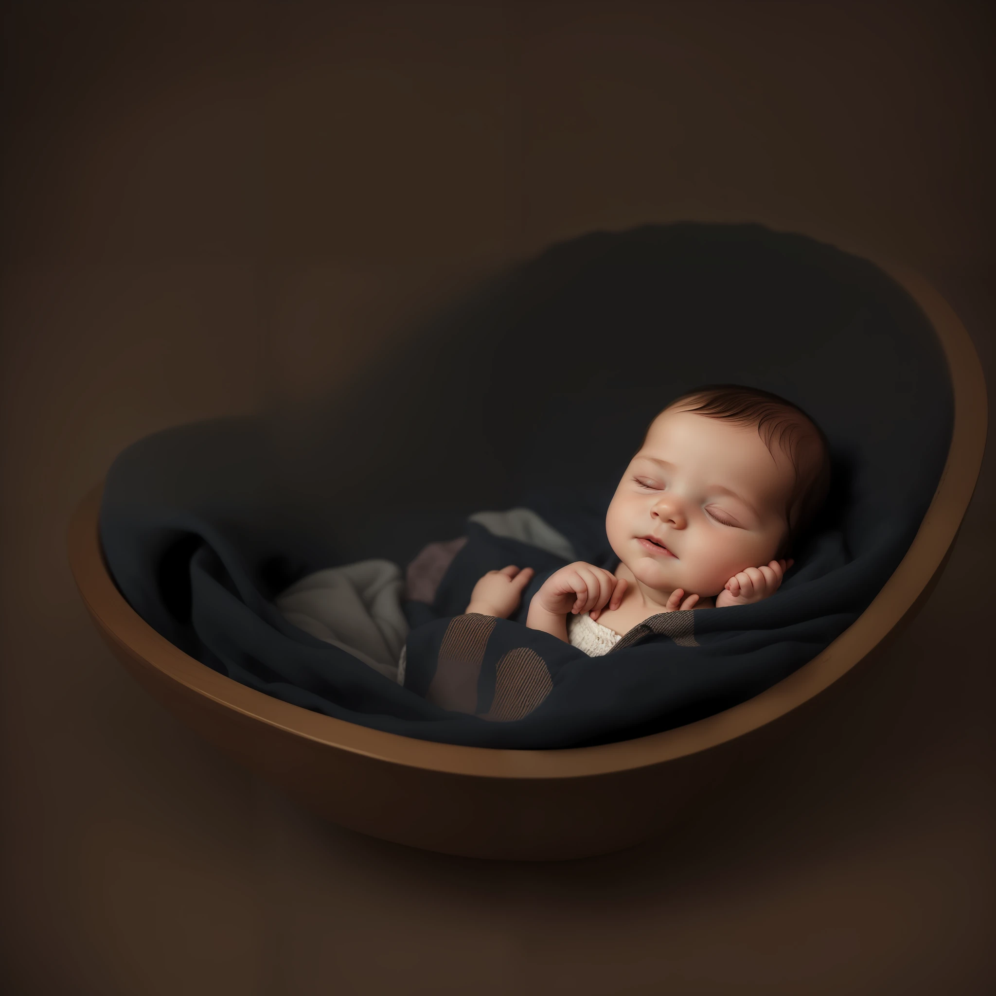 there is a baby sleeping in a bowl with a blanket, cozy studio photography, high quality portrait, portrait shot, fine art portrait photography, maternal photography 4 k, close portrait, studio portrait photography, by Anna Füssli, inspired by Anne Geddes, high quality photograph, studio photography portrait, medium portrait soft light, still photograph, award winning studio photo