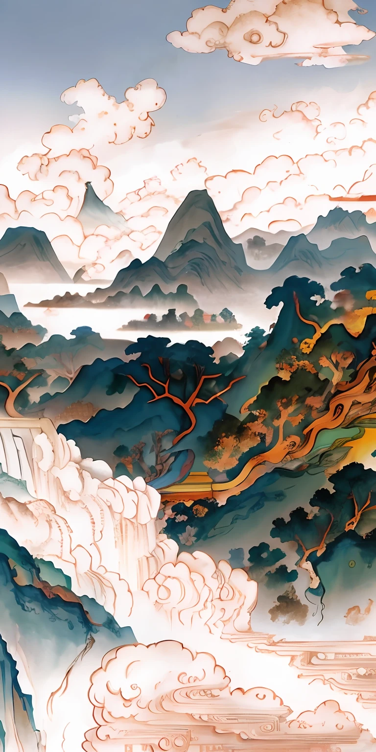 Classical Chinese garden landscape