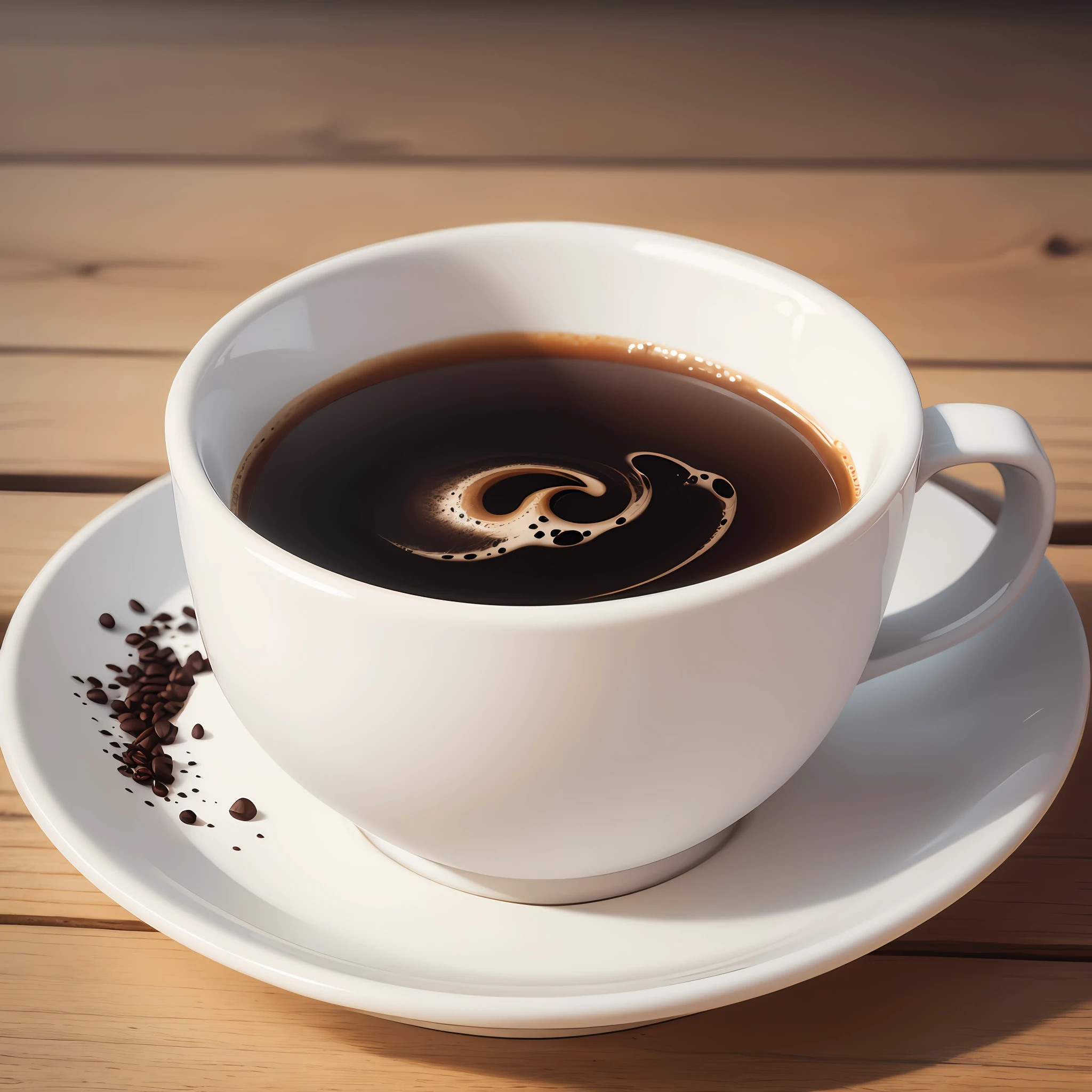 A cup of coffee, white cup, HD big picture --auto --s2