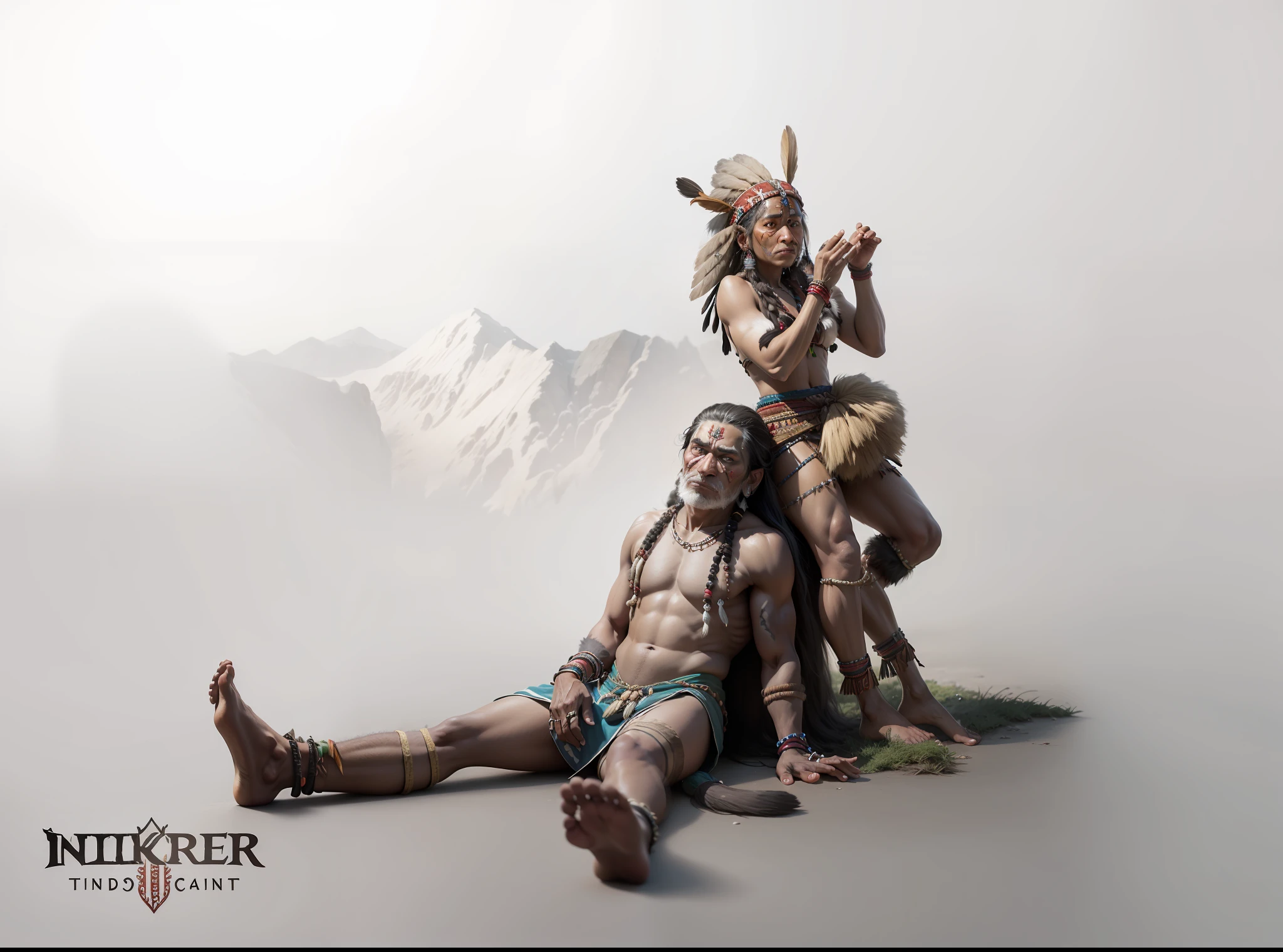 Káiri. Káiri, tribes, indios, indio cabeça de lobo, amazon forest, indios, werewolf with indigenous costumes, late eighteenth century, realism, photo realism, 8k, 80mm, f/1.8