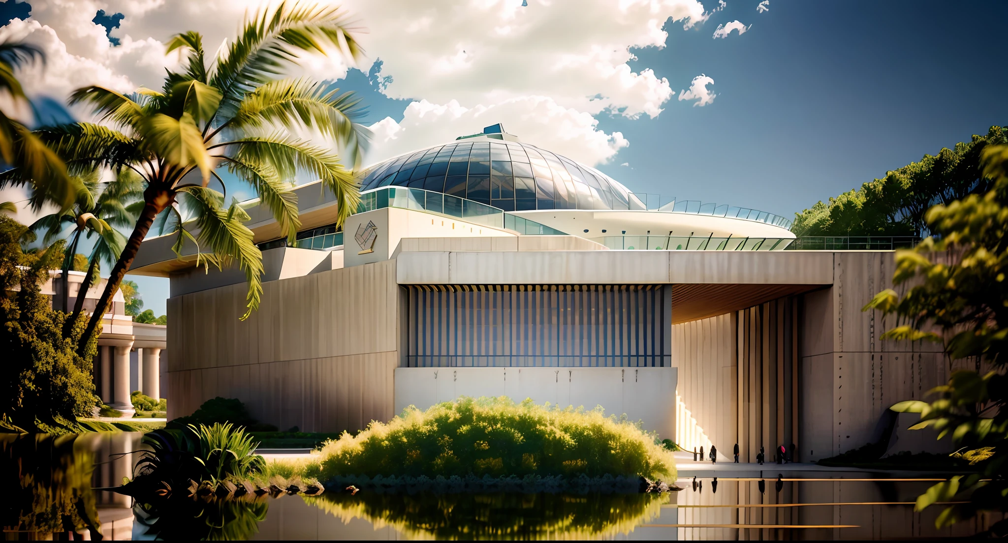 museum, museum photo, Meeting of the Musées Nationaux, Oscar Niemeyer, museum setting, museum item, museum background, museum exhibition, outside view, exterior photo, exterior, museum art, museum photoshot, nuclear, center image, museum image, Freddy Mamani Silvestre façade