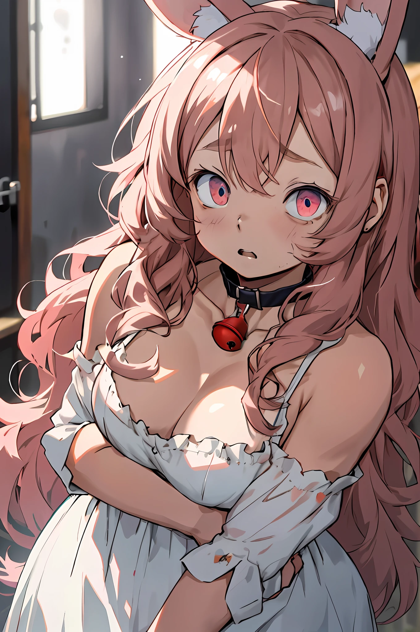Red bell on collar and no scars on face