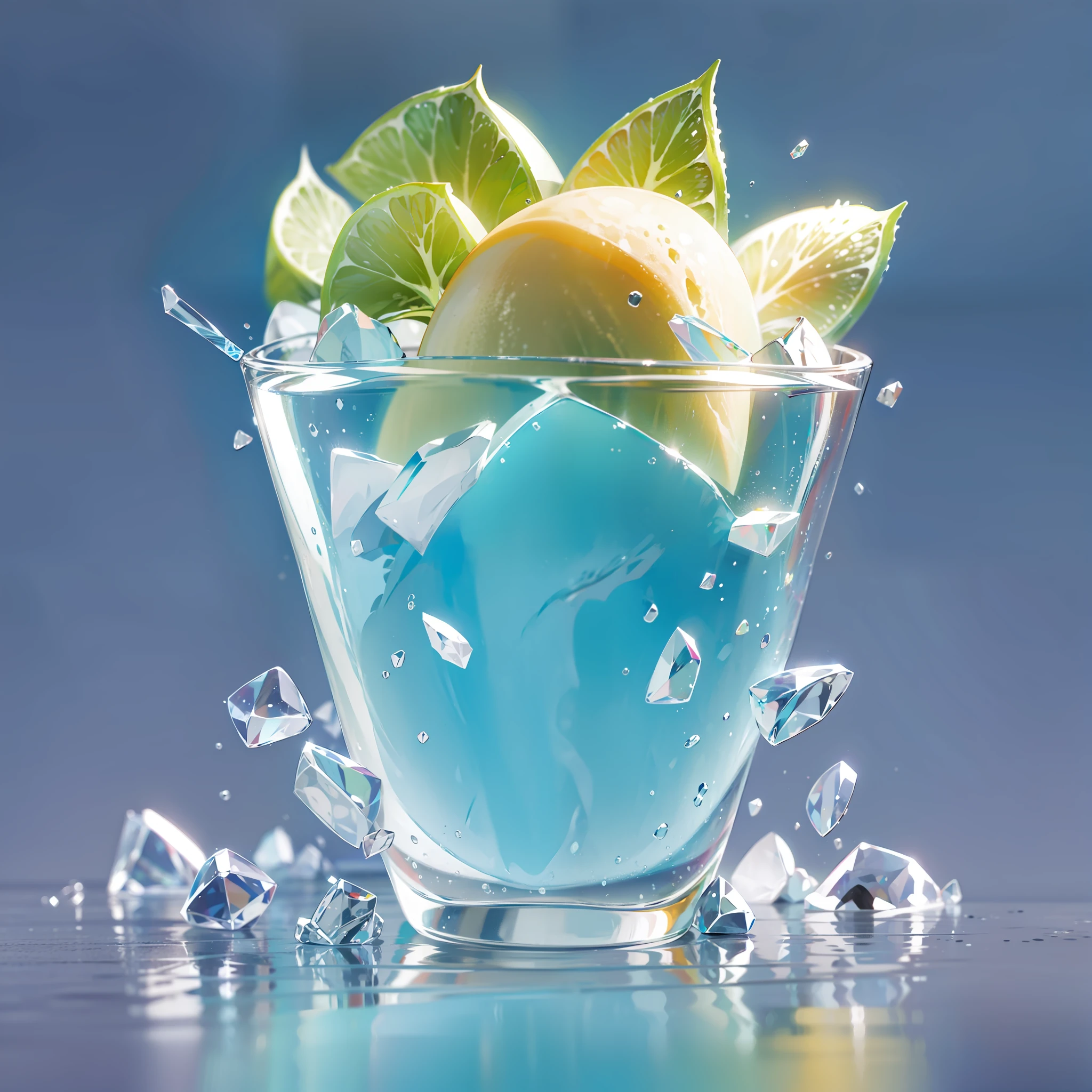 Cool summer, ice