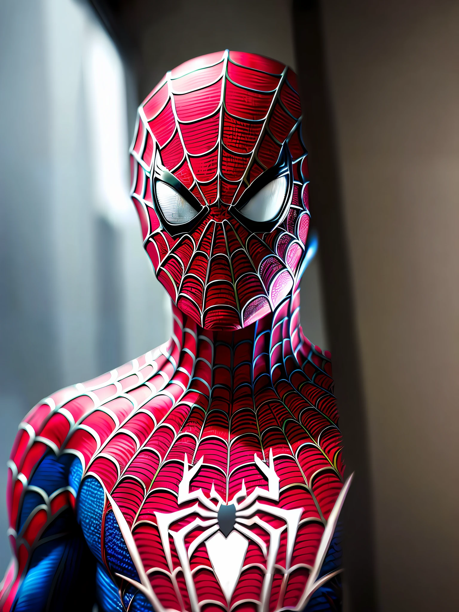 (extremely detailed 8k wallpaper), a medium shot photo of spider man, Intricate, High Detail, dramatic