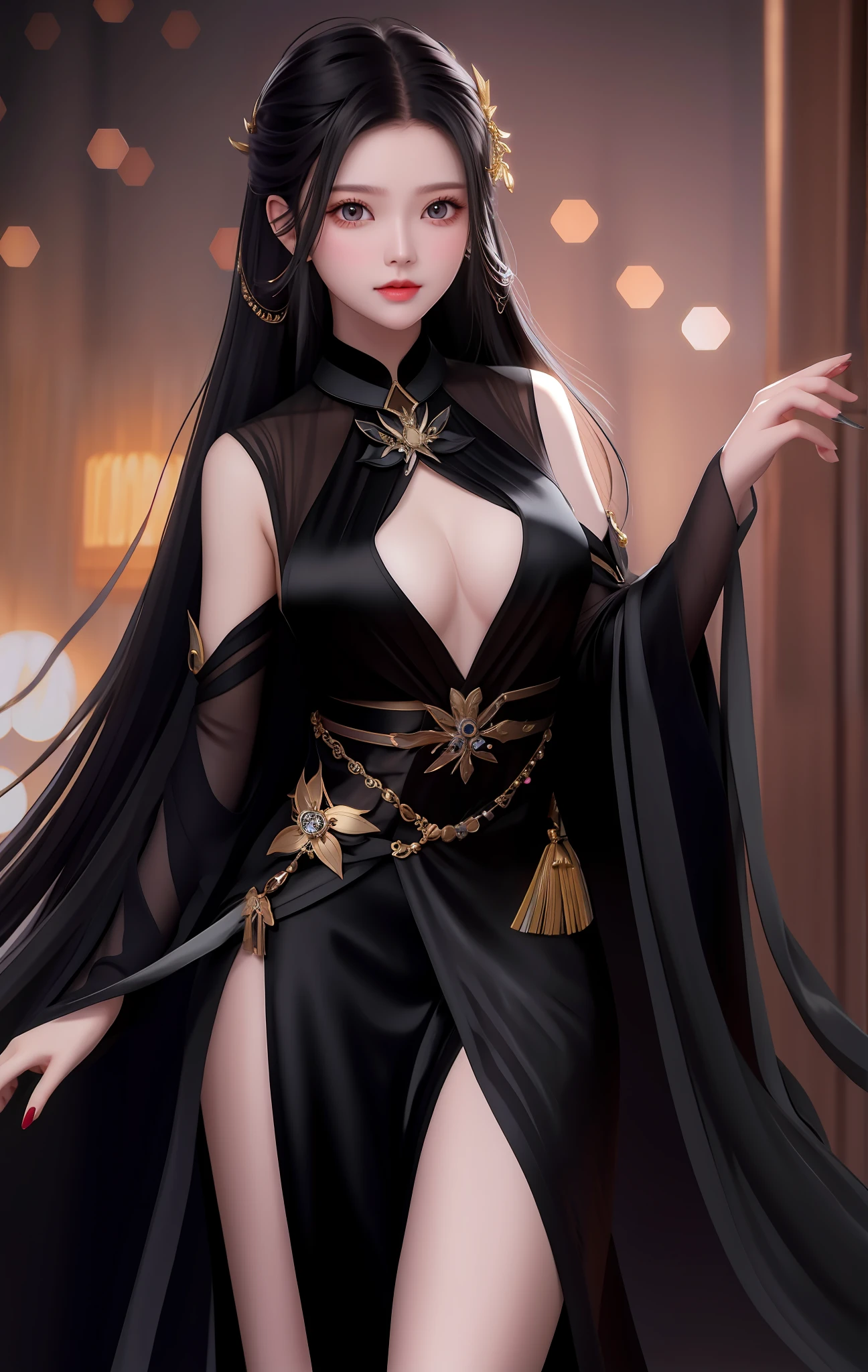 black silk beauty