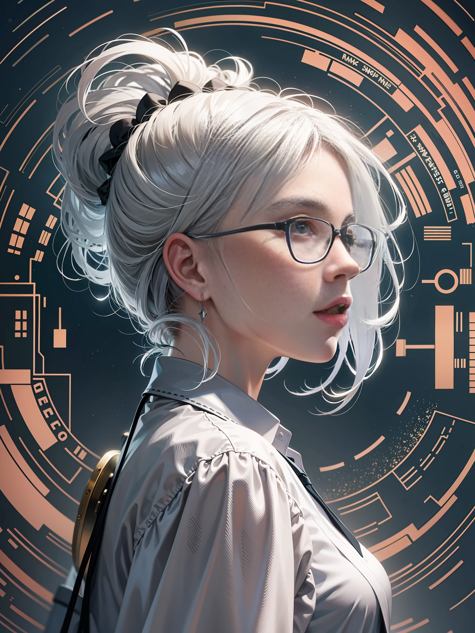 Silver hair