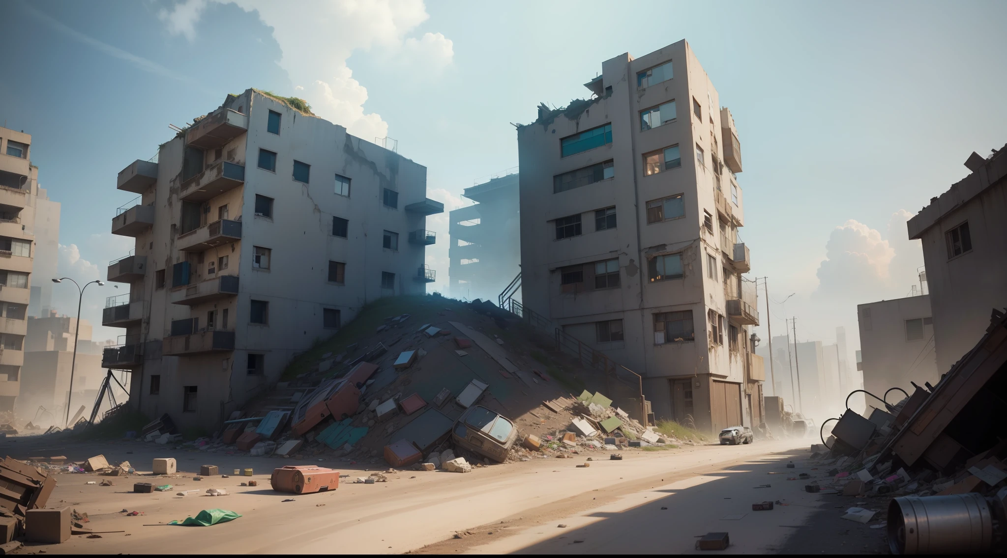 /imagine prompt: illustration of A dilapidated and messy garbage dump filled with scrapped robots ,Dirty disorder::10, Stacked with damaged robot limbs::12, Full of garbage::11, rule of thirds composition::5, high angle view::10, Unreal Engine::10, beautiful lighting::10, Dramatic light::8, Cinematic light::12, Fantasy::12, hyper quality::7, Cyberpunk street::10, Steampunk::13 --seed 33434521 --s 400 --q 2 --c 40