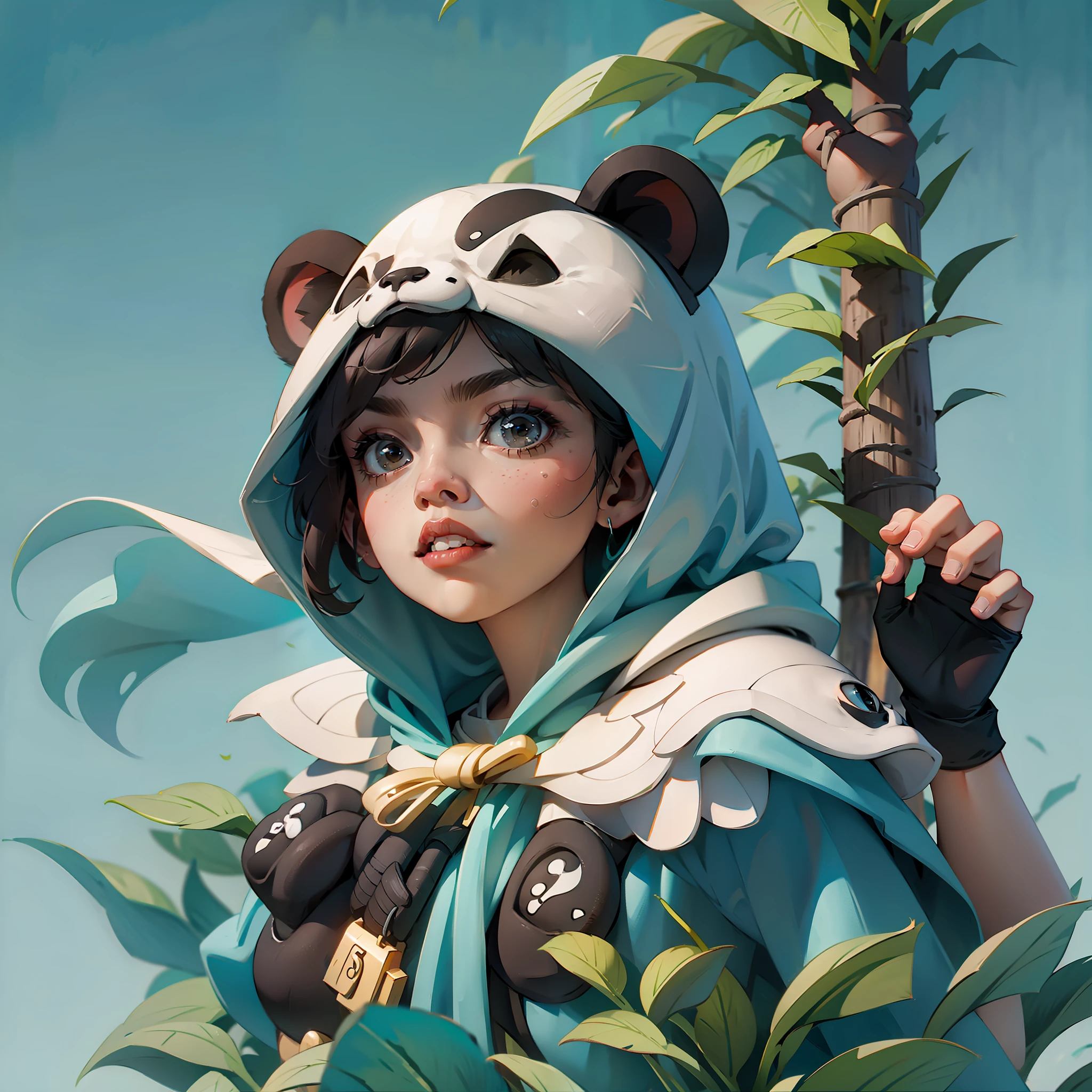 A panda's hood