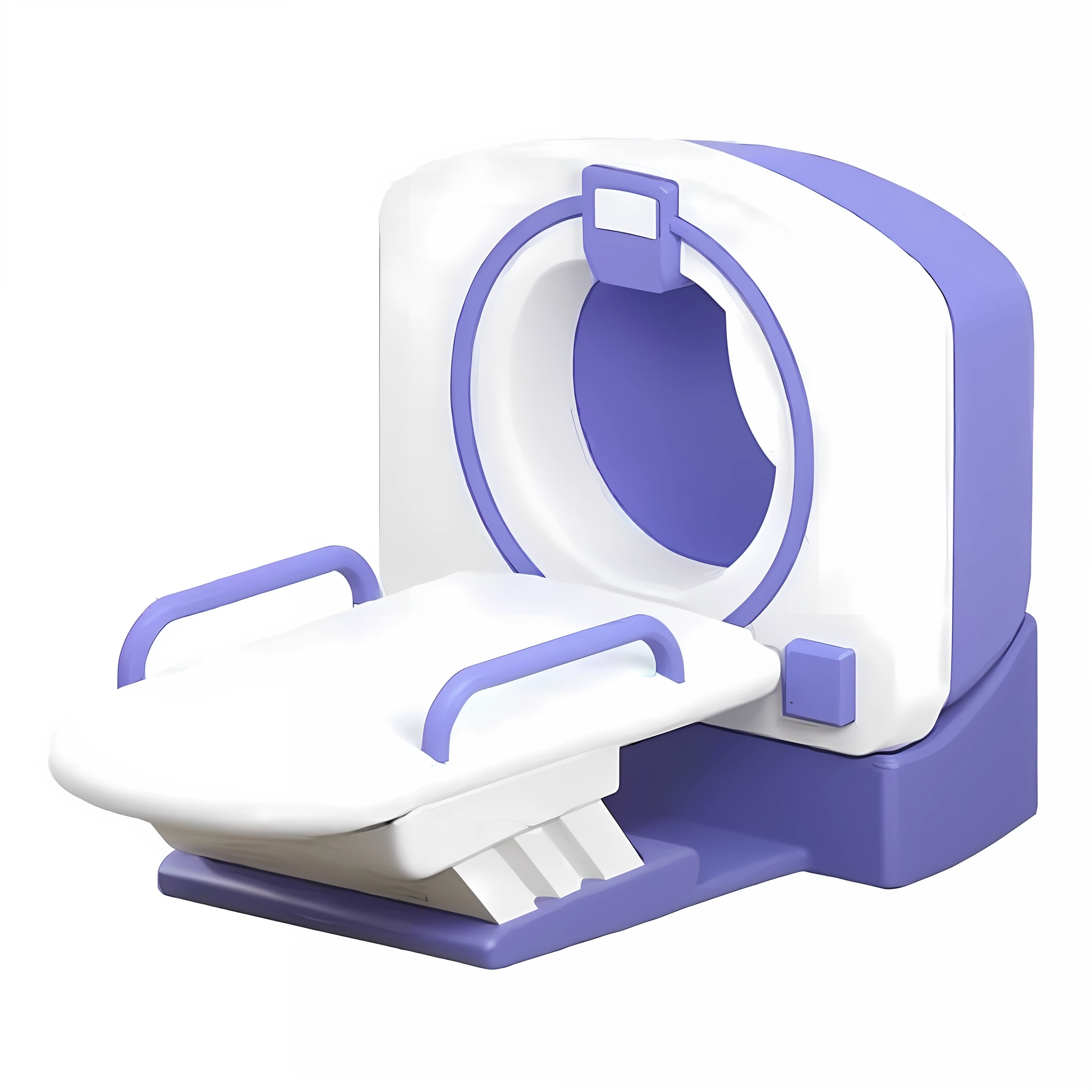 a close up of a toilet with a seat and a toilet seat, mri, medical equipment, medical imaging, medical machinery, medical image, glowing mri x-ray, digital medical equipment, colorful medical equipment, vtm, drum scanner, horizontal, 3d models, 3 d models, mini model, digital art - w 640, surgical equipment, pelton