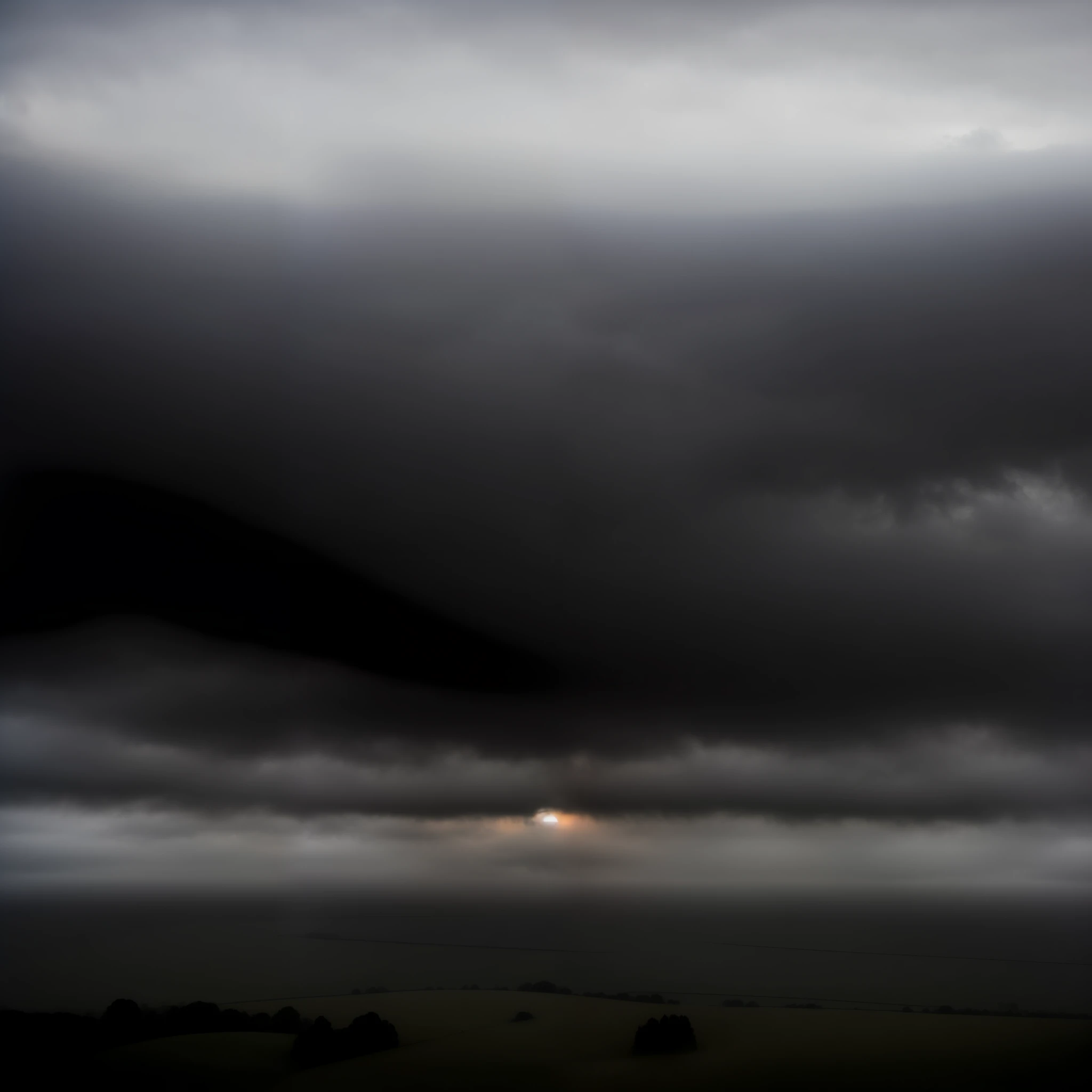 End of the world, mist, closed weather, gray sky, lifeless earth