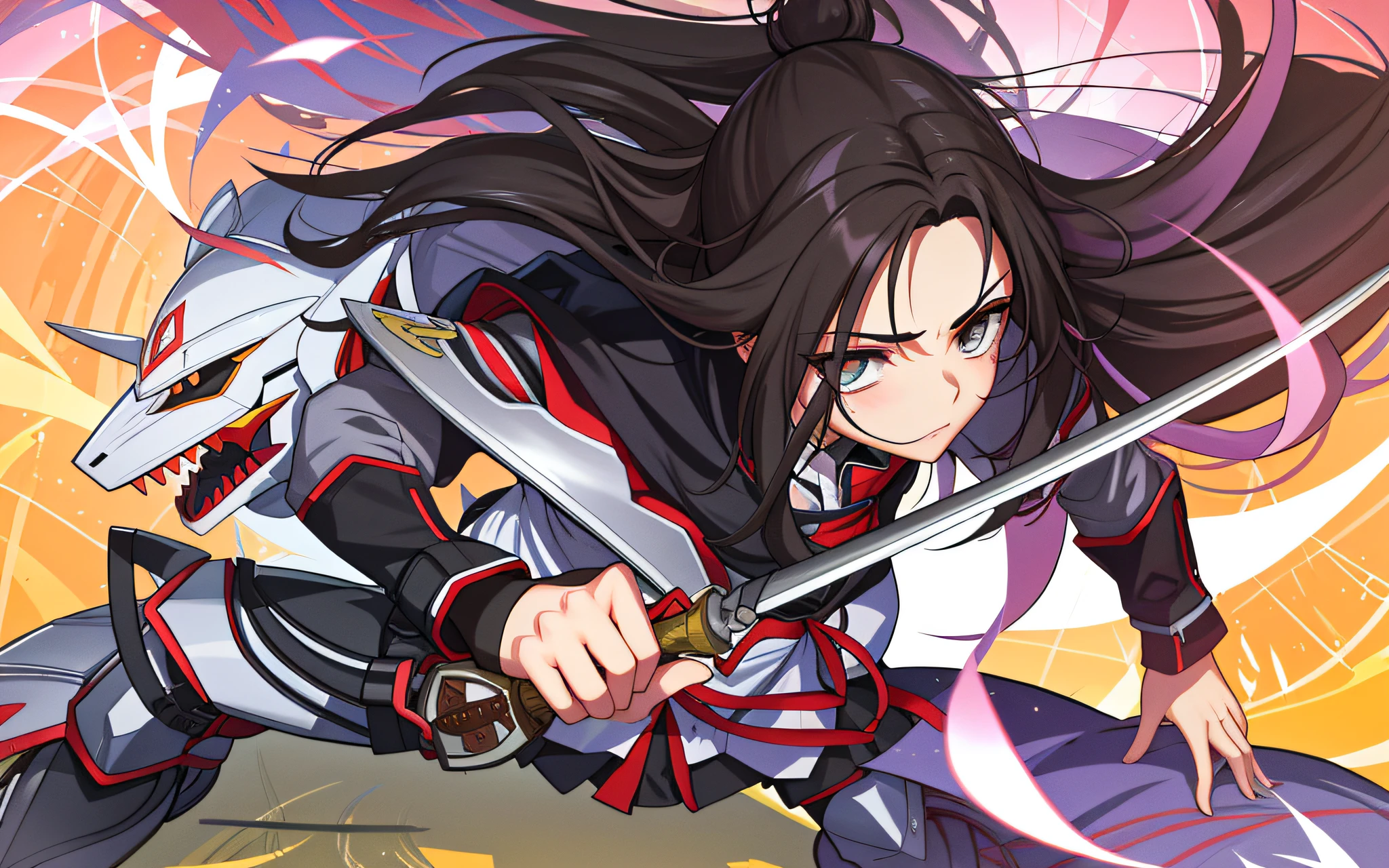 Right leg on the ground, sense of strength