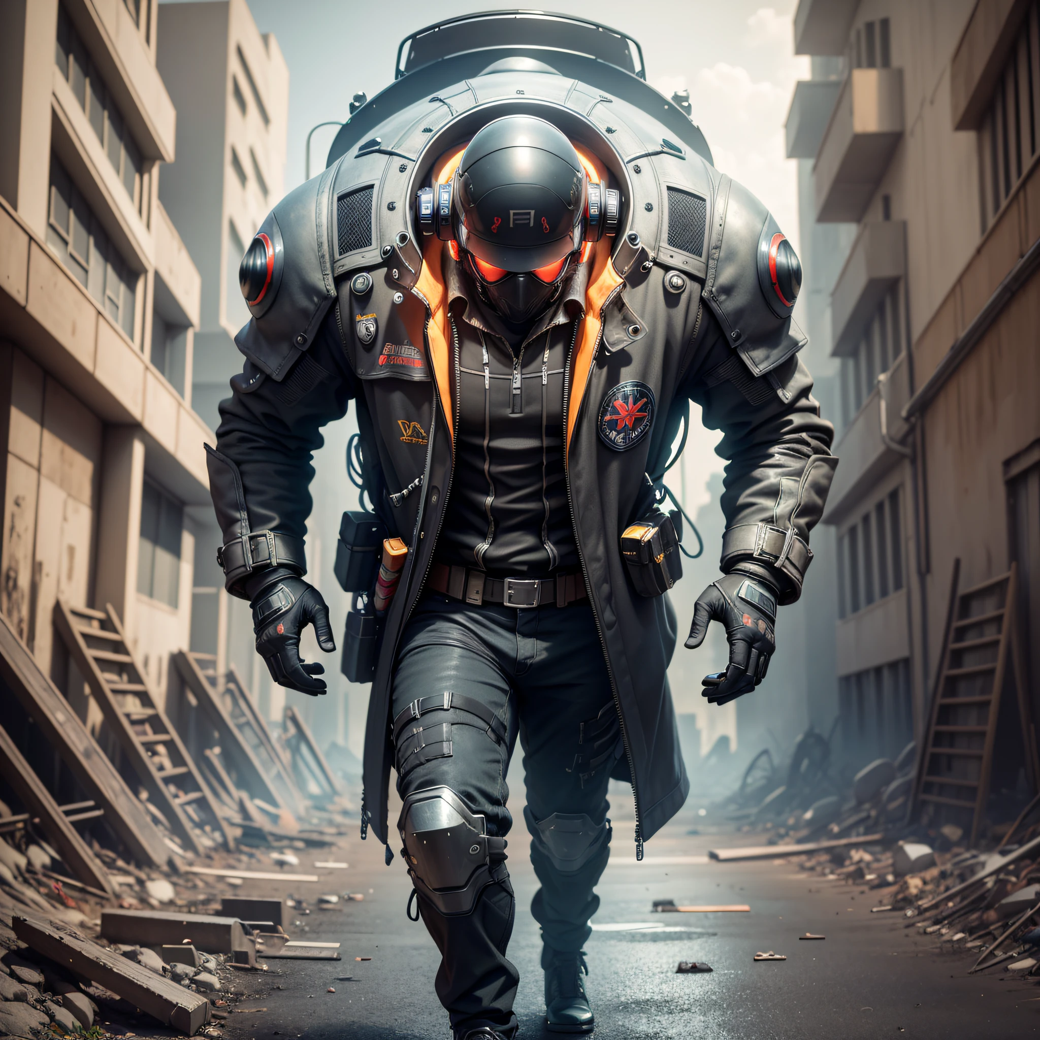 1 man, Keanu Charles Reeves, movie star, katana in hand, daytime, black long leather trench coat, walking on the moon, ruins of the Chernobyl nuclear power plant, ((best quality)), ((masterpiece)), (height detail: 1.3), 3D, (cyberpunk: 1.3), HDR (high dynamic range), ray tracing, nvidia RTX, super resolution, subsurface scattering, PBR texture, post-processing, anisotropic filtering, depth of field, maximum sharpness and acutance, multi-layered texture, Albedo and specular mapping, surface coloring, precise simulation of photo and material interaction, perfect proportions --auto --s2