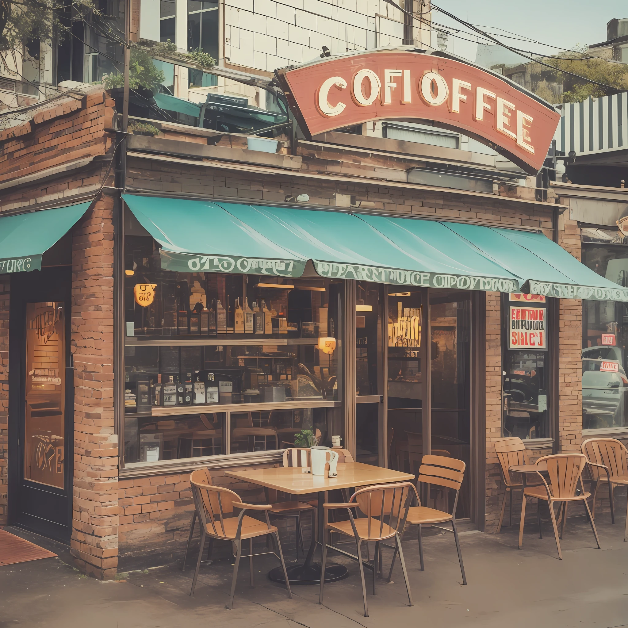 A retro coffee shop --auto --s2