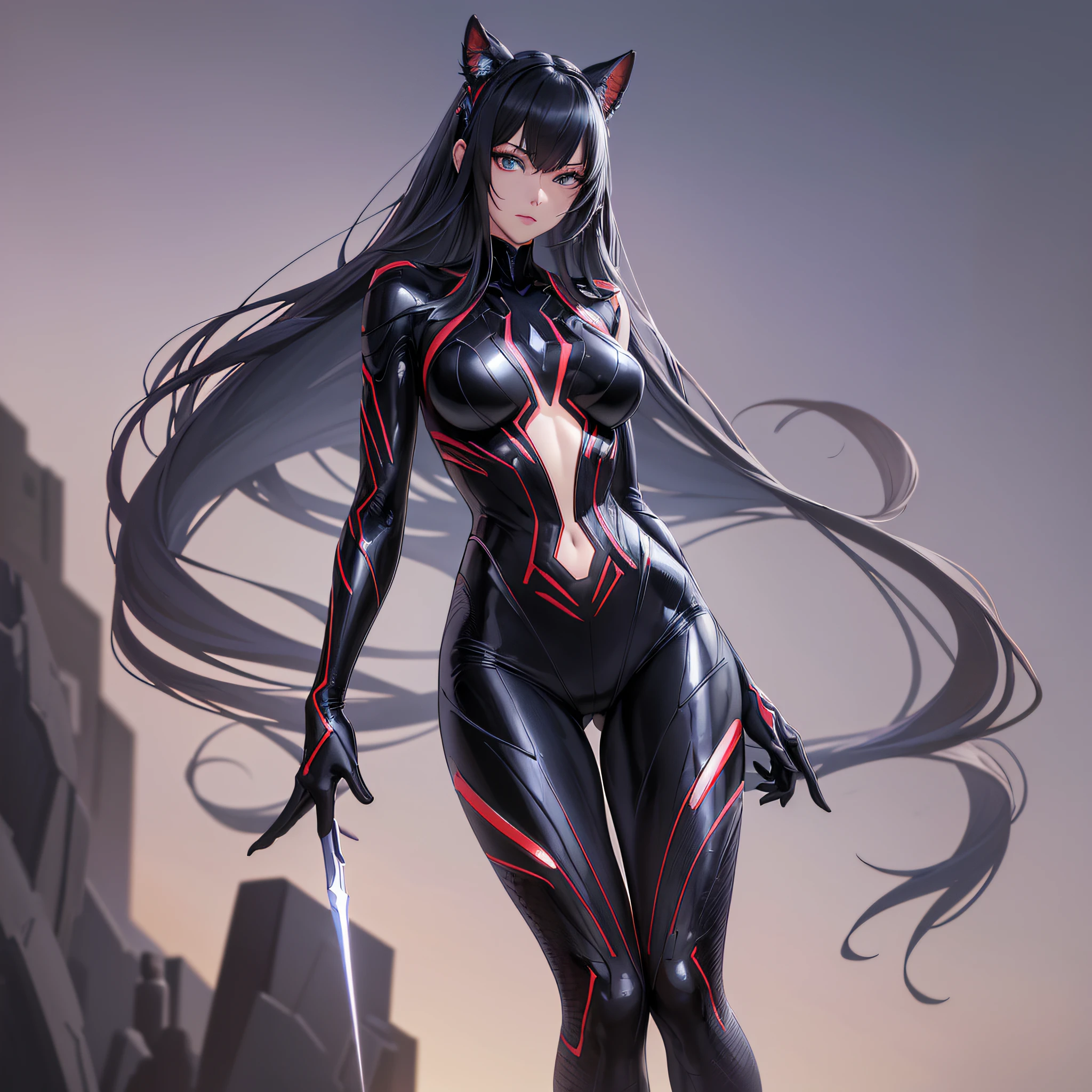 ((Acura, 8K, Masterpiece: 1.3)), Full body, Long legs, Focal length: 1.2, Perfect Body Beauty: 1.4, Female Venom, Symbiote, Spider-Man --auto --s2
