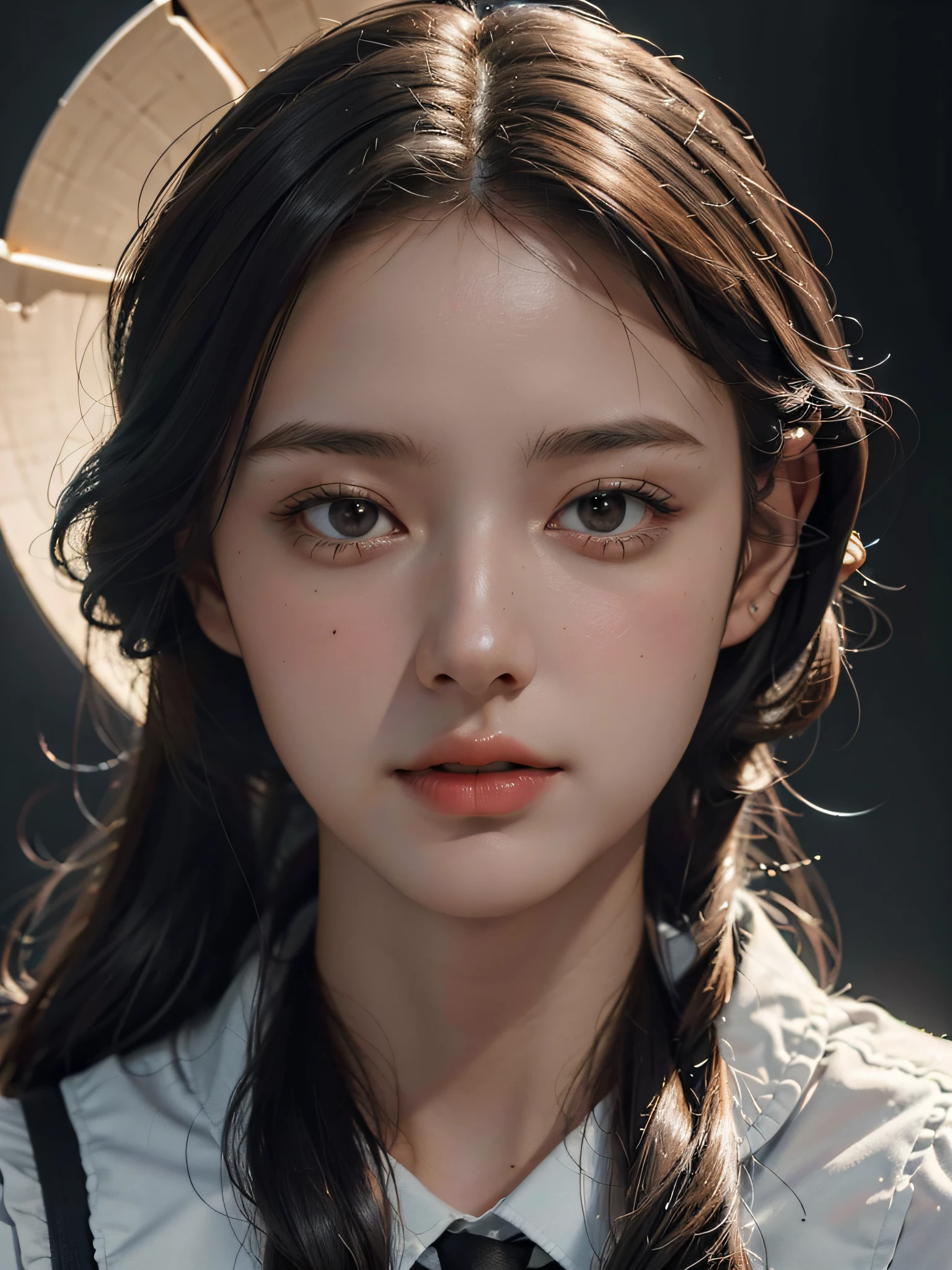 best quality,(RAW photo:1.2),(masterpiece:1.4),(photorealistic:1.4),(highres:1.4), 1girl, depth of field, flight attendant, intricately detailed,8k, extremely detailed, perfect lighting, epic background