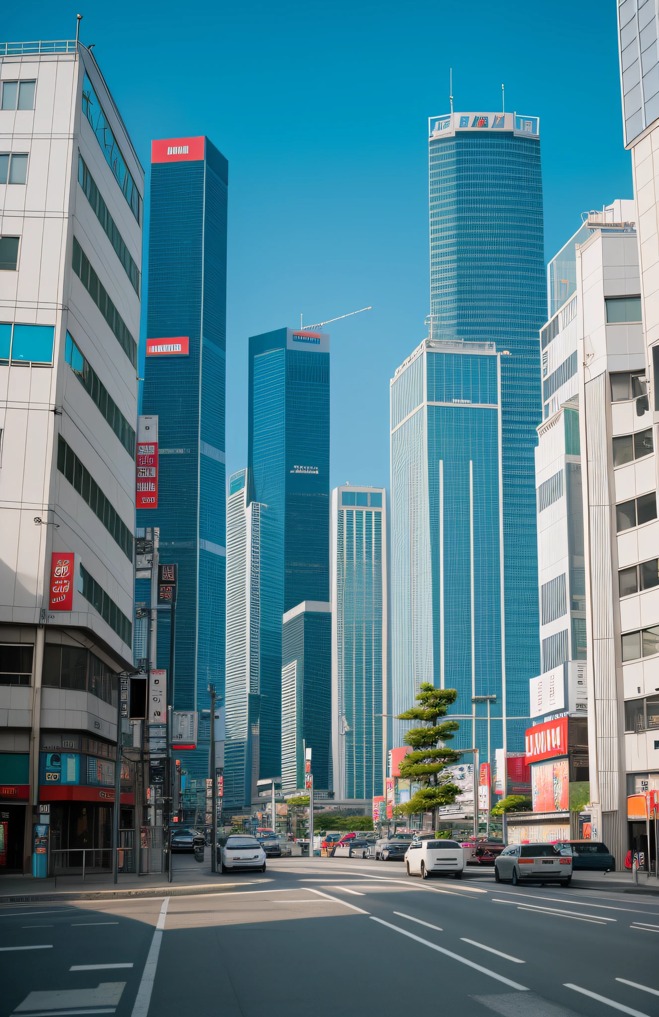 RAW photos, urban ruins background, DSLR, lighting, high quality, film grain, Fujifilm XT3, Shinjuku cityscape