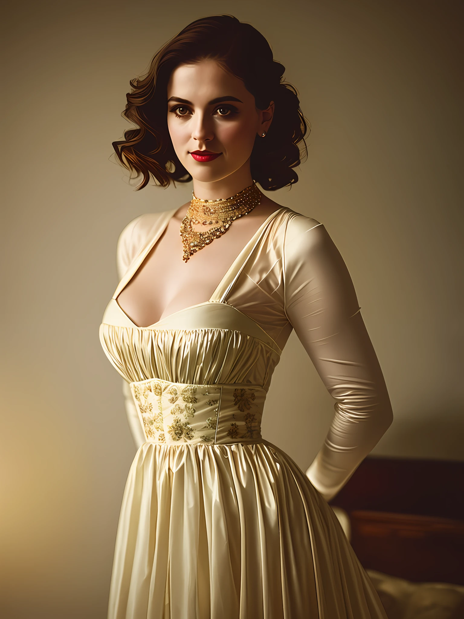 Award-winning photographs of a lonely beautiful young full-breasted Caucasian (Victorian woman: 1.6) wearing a hair ornament with a Victorian garter belt and hose and choker (Victorian dress: 1.2) (Vintage Lingerie: 1.4) (Victorian dress: 1.2) ( Victorian Wallpapers:1.2)(Victorian Wallpapers:1.2)(Victorian Furniture:1.2)(Victorian Carpets:1.2), (Rich:1.4), erotic, sensual, sensual, lewd, lewd, attractive, exciting,, submissive, dominant, horrible, melacholi, sexual, sexy, romantic, BDSM, moody and melanchoic atmosphere on dark background by Lee Jefferies Nikon D 8 5 0 Film Photography 4 Kodak Portra 400 Camera f1 6 Lens Rich colors Ultra-realistic realistic textures Dramatic lighting Unreal Engine, trending at Art Station Cinestill 800T Eastman Color, (Bokeh Focus, Golden Hour Lighting). (Lady Dim: 0.5), (Dark Studio, Rim Lighting, Two-tone Lighting, Dim Lighting, Low Key: 1.6)