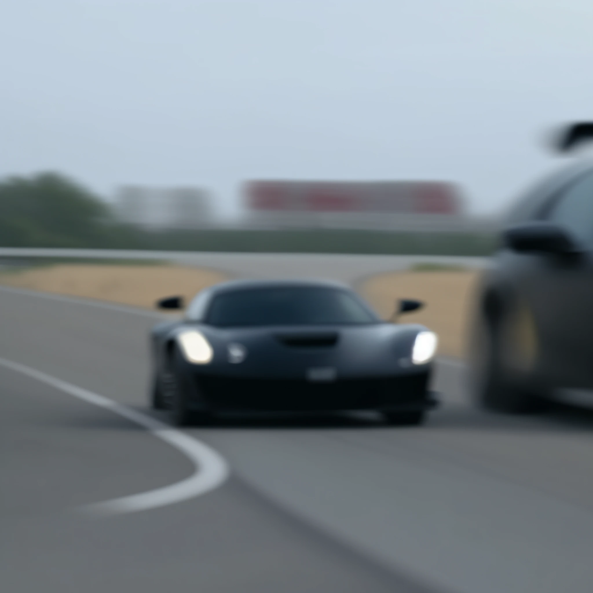 A black sports car driving on the road, extremely strong wind, high-speed chase, high wind, HD quality, 4K picture quality, handsome sports car on the highway, the car moves fast, the license plate says SAROTIN, there are no cars and people around.