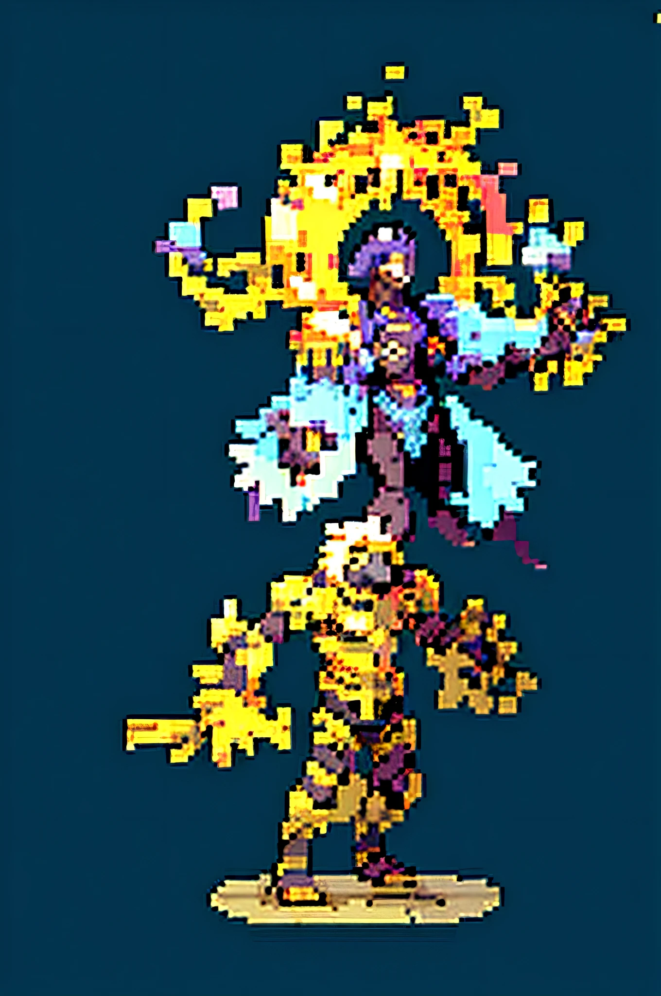 (Masterpiece, Top Quality, Best Quality), Pixel, Pixel Art, 1 Orangutan, Full Body,