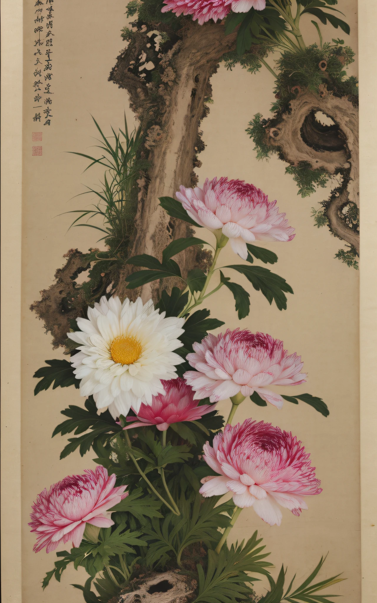 Flowers, leaves, lilies_\ (flowers\), plants, potted plants, palm trees, white flowers, branches, pink flowers, lotus flowers, bamboos, valley lilies, trees, flower background, non-humans, daisies