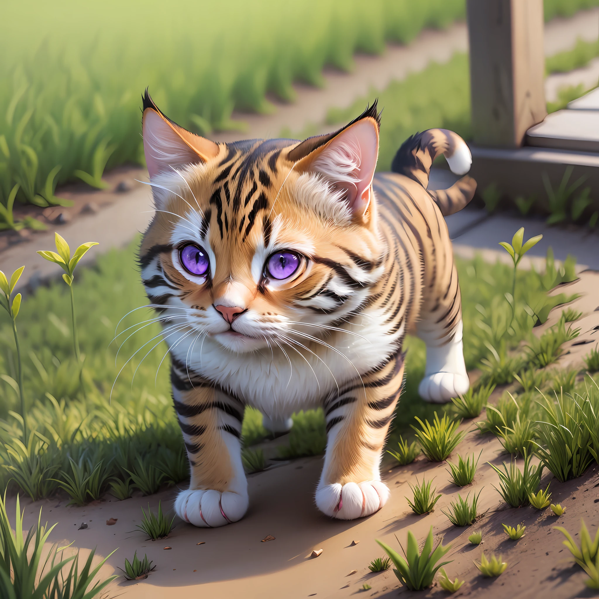 purple eyes