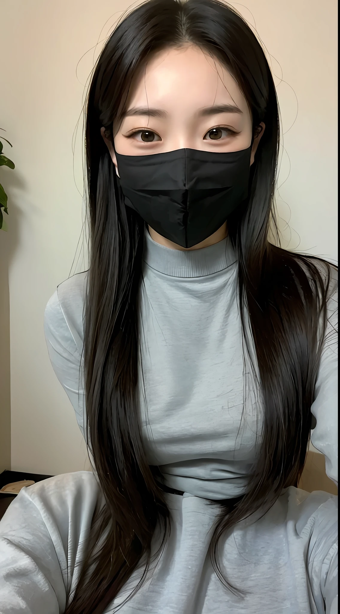 Wearing a mask
