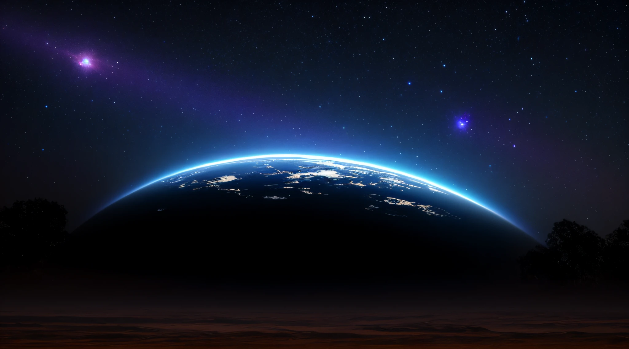 An independent and complete circle planet, complete star ring, tiny spaceship flying to the planet, a faint tail flame, several small planets in the distance, masterpiece, best quality, high quality, very detailed CG unity 8k wallpaper, depth of field, HDR, realism, very detailed, intricate, high detail, universe, space, galaxy, stars, planets, astronomy, universe, celestial body, nebula, solar system, cosmic rays, supernova, deep space, astronomical object