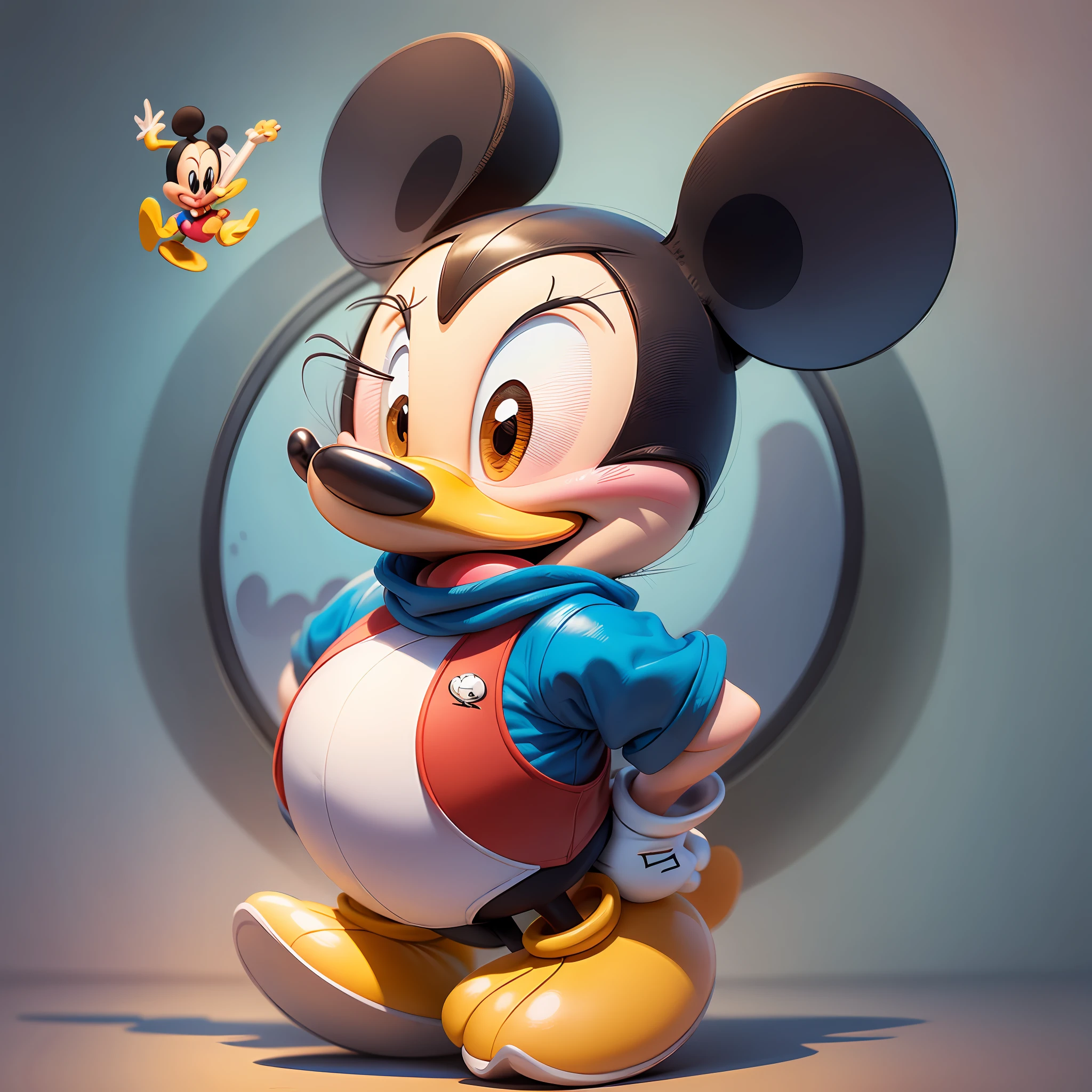combination of Mickey Mouse and Donald Duck --auto --s2