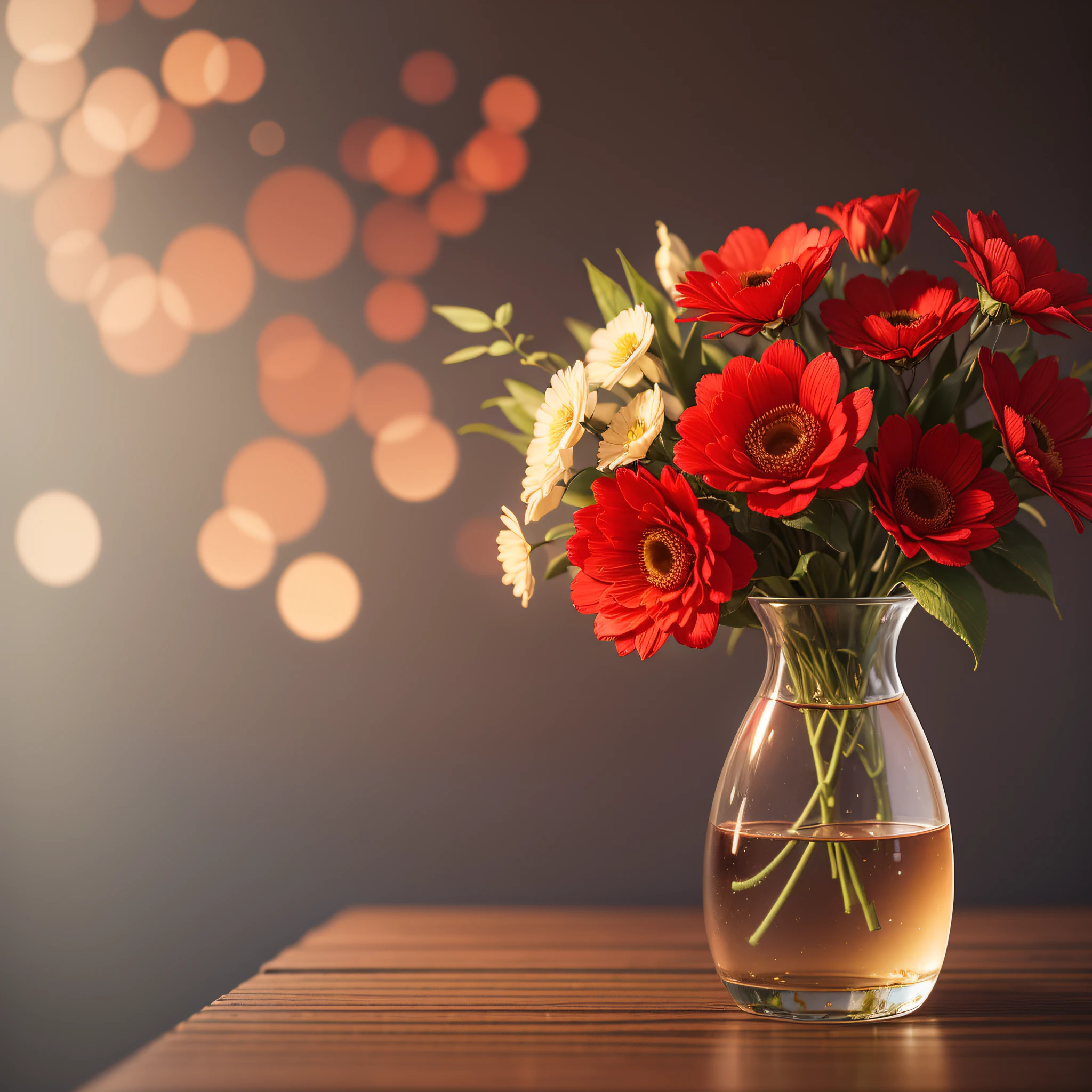 (table:1.3|table:0.8),(glass vase:1.4|glass vase),(some red flowers:1.3|some red flowers),(super realistic:1.3|ultra realistic),(sunlight illuminating in the morning:1.3|sunlight shining in the morning),(soft light:1.4|soft light),(photography:1.2|photography) --auto --s2