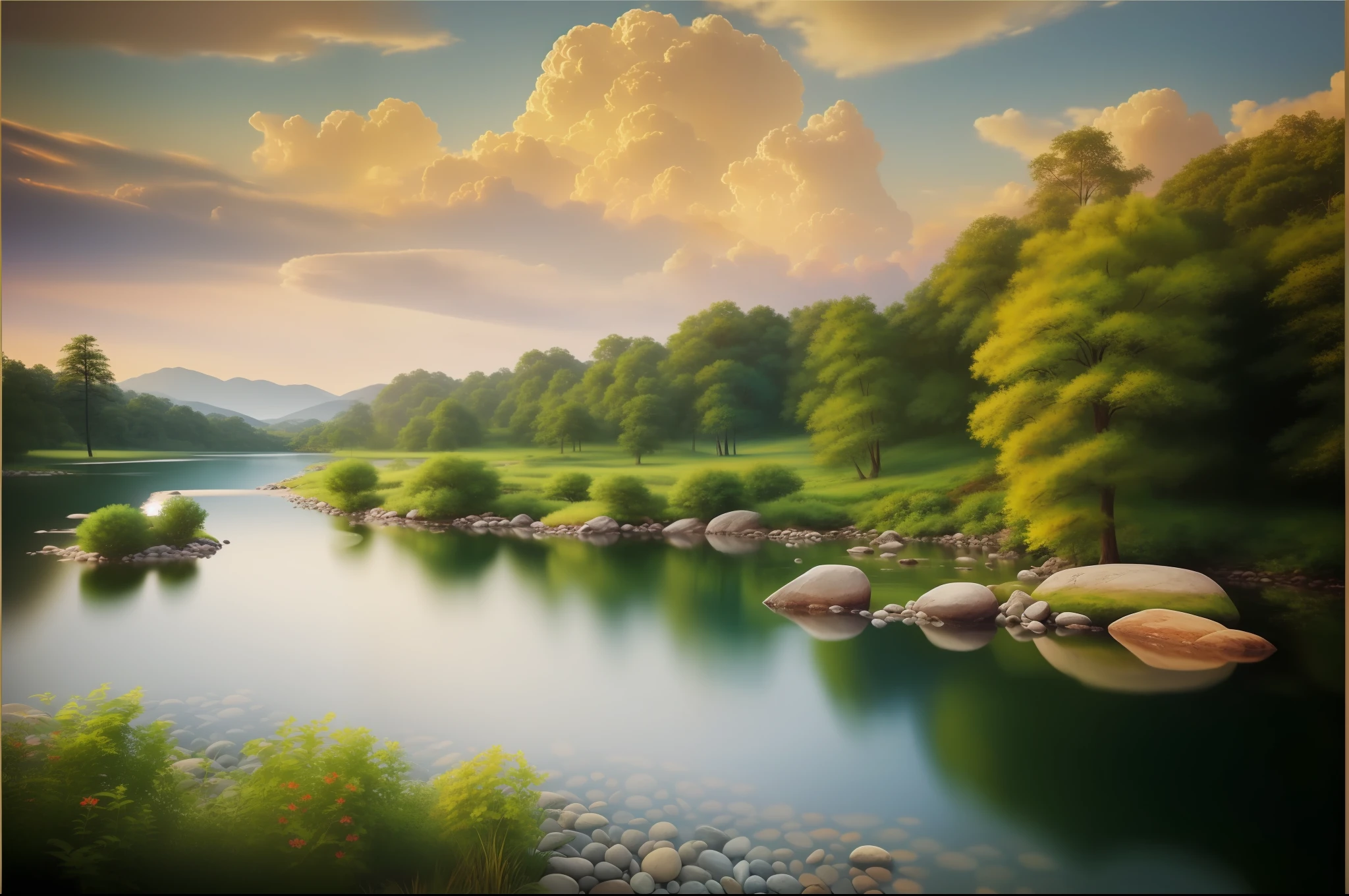 relaxing, zen , ((best quality)), ((masterpiece)), ((realistic))
