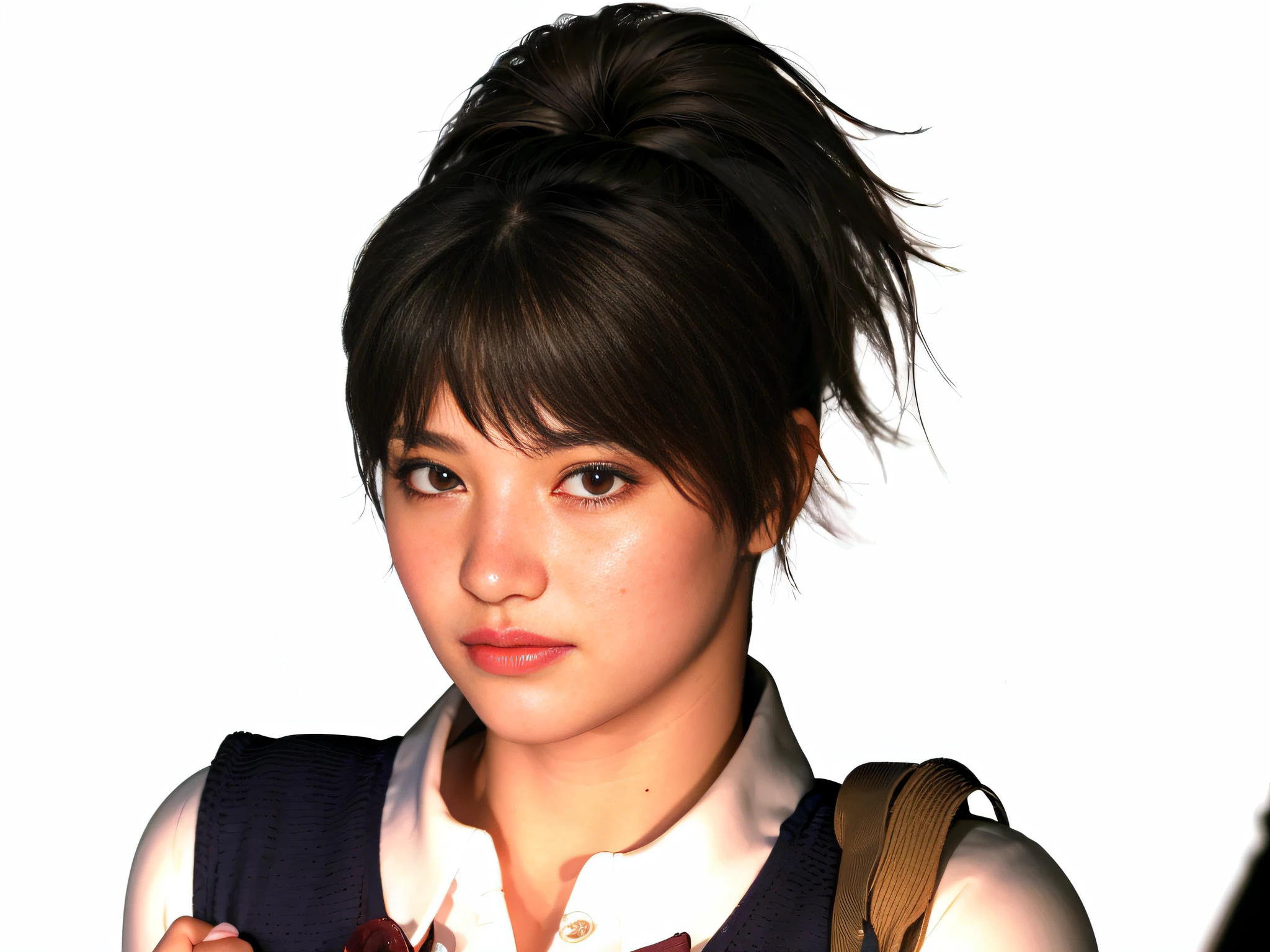 ((anxious, frightened)), (8k, highest quality, masterpiece: 1.2), (realistic, photorealistic: 1.37), ultra-detail, highest quality, ultra-high resolution, professional lighting, photon mapping, radiosity, physically based rendering, cinematic lighting, night path, depth of field, focusing, sunbeams, good composition, (bokeh: 1.2), 1 girl, ( Full body),(mouth closed),beautiful eyes,pose,constriction,sailor suit,black hair,unkempt hair,long hair fluttering in the wind,(ulzzang-6500:1.2) mix4, hiqcgbody