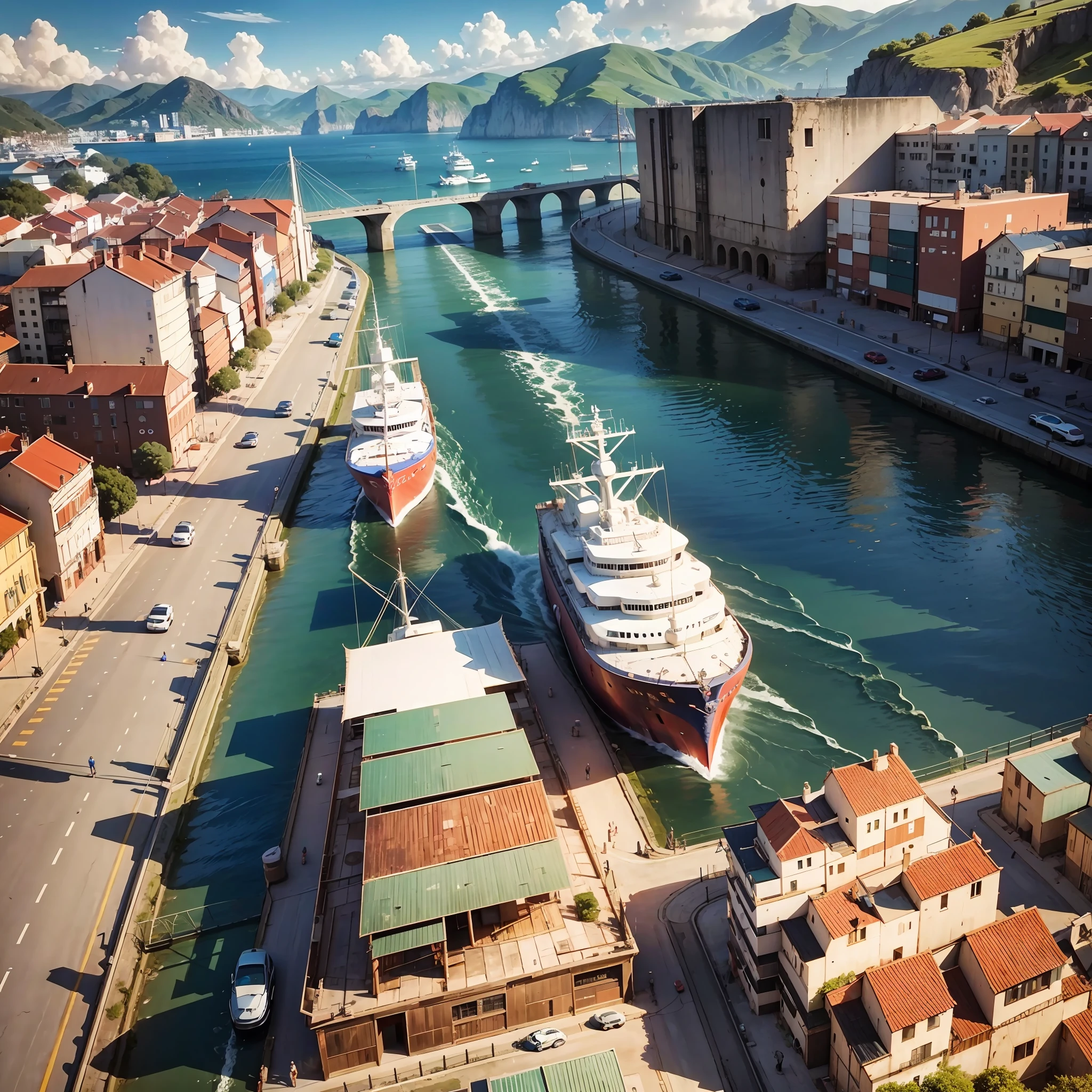 Picture of the scene about the port --auto --s2