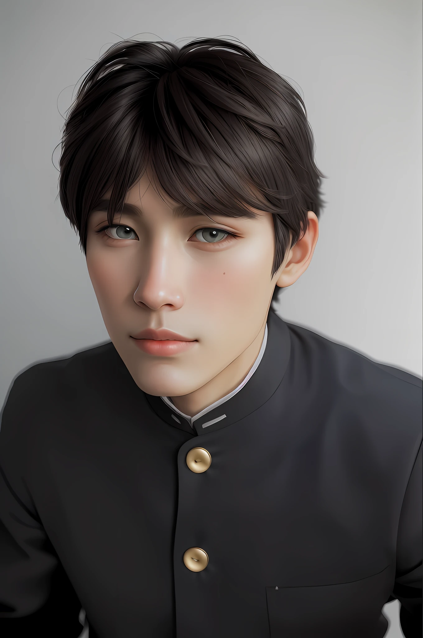 beautiful skin almond eyes