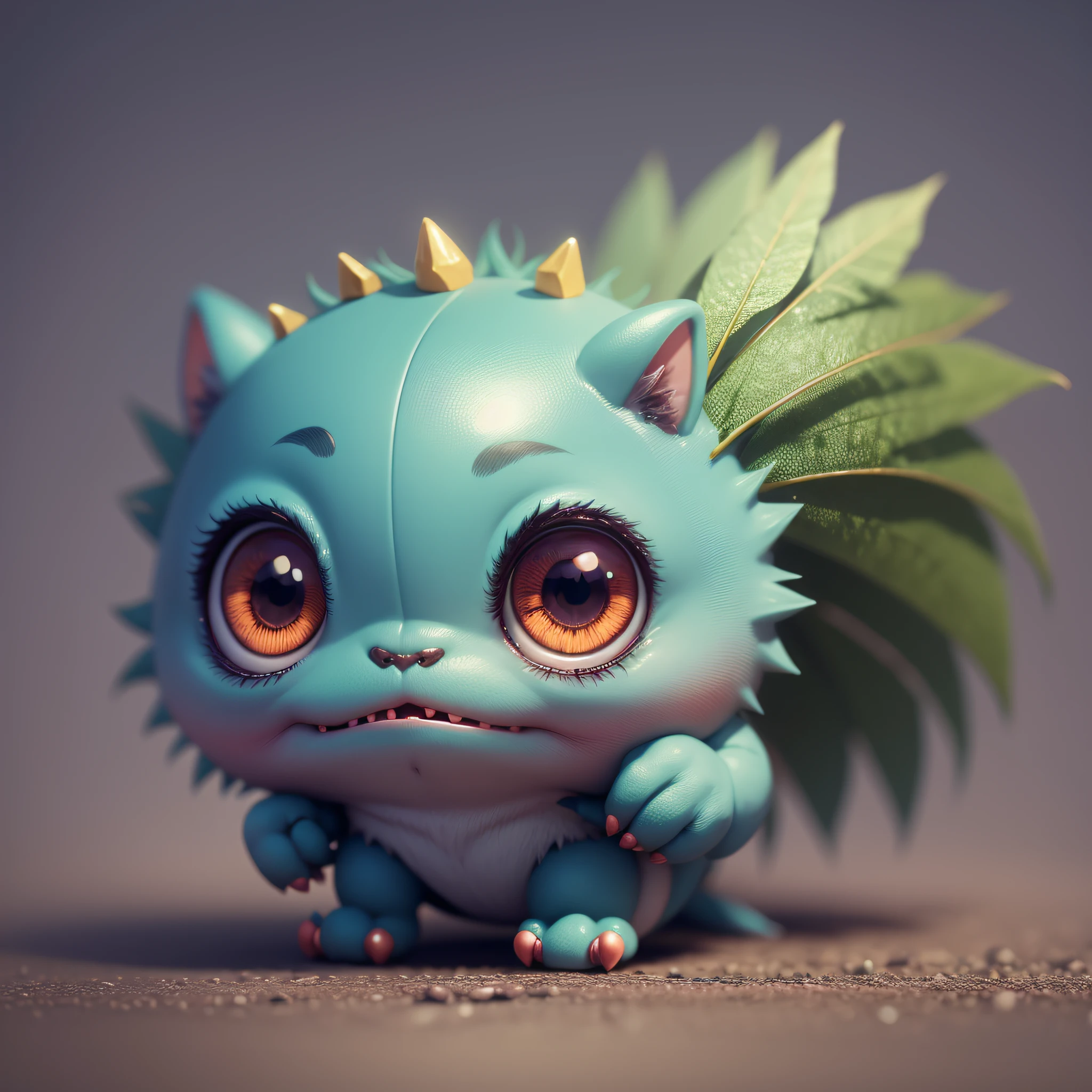 Cute little monster, cute, small size, 8k animation