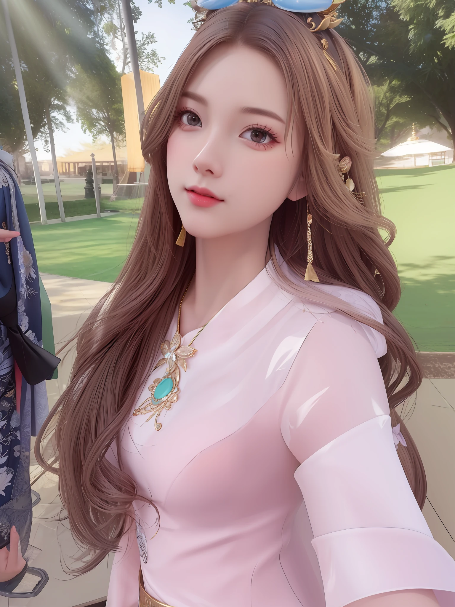 best quality, masterpiece, highres, 1girl,china dress,hair ornament,necklace, jewelry,Beautiful face,upon_body, tyndall effect,photorealistic, dark studio, rim lighting, two tone lighting,(high detailed skin:1.2), 8k uhd, dslr, soft lighting, high quality, volumetric lighting, candid, Photograph, high resolution, 4k, 8k, Bokeh,