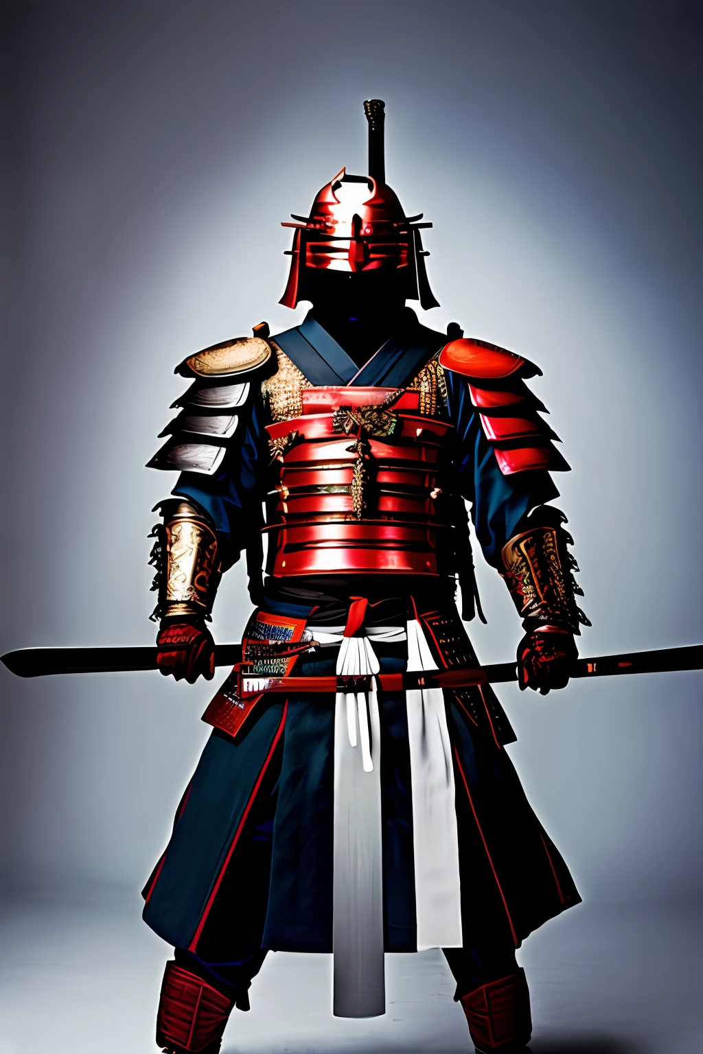 Samurai with 2 swords