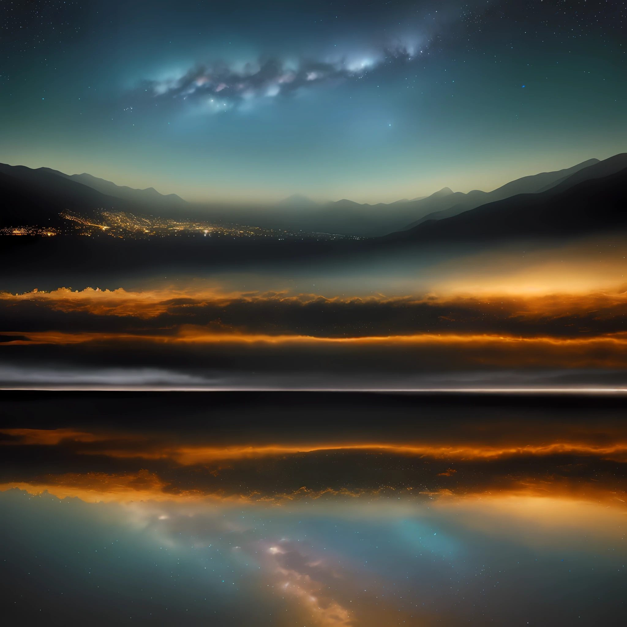 color photo of: a starry night sky
sparkling stars, endless expanse, deep darkness, twinkling lights, vastness, ethereal beauty, cosmic mystery, infinite wonder, breathtaking view, celestial majesty, awe-inspiring, captivating,
night, serene, peaceful, quiet, still, tranquil, mysterious, enchanting, magical, surreal, dreamlike,
camera settings: Canon EOS R, Kodak Portra 800, 24-70mm lens, long exposure, tripod,
directors, cinematographers, photographers, fashion designers: Christopher Nolan, Emmanuel Lubezki, Annie Leibovitz, Alexander McQueen, David LaChapelle, Tim Walker, Steven Klein, —c 10 —ar 2:3