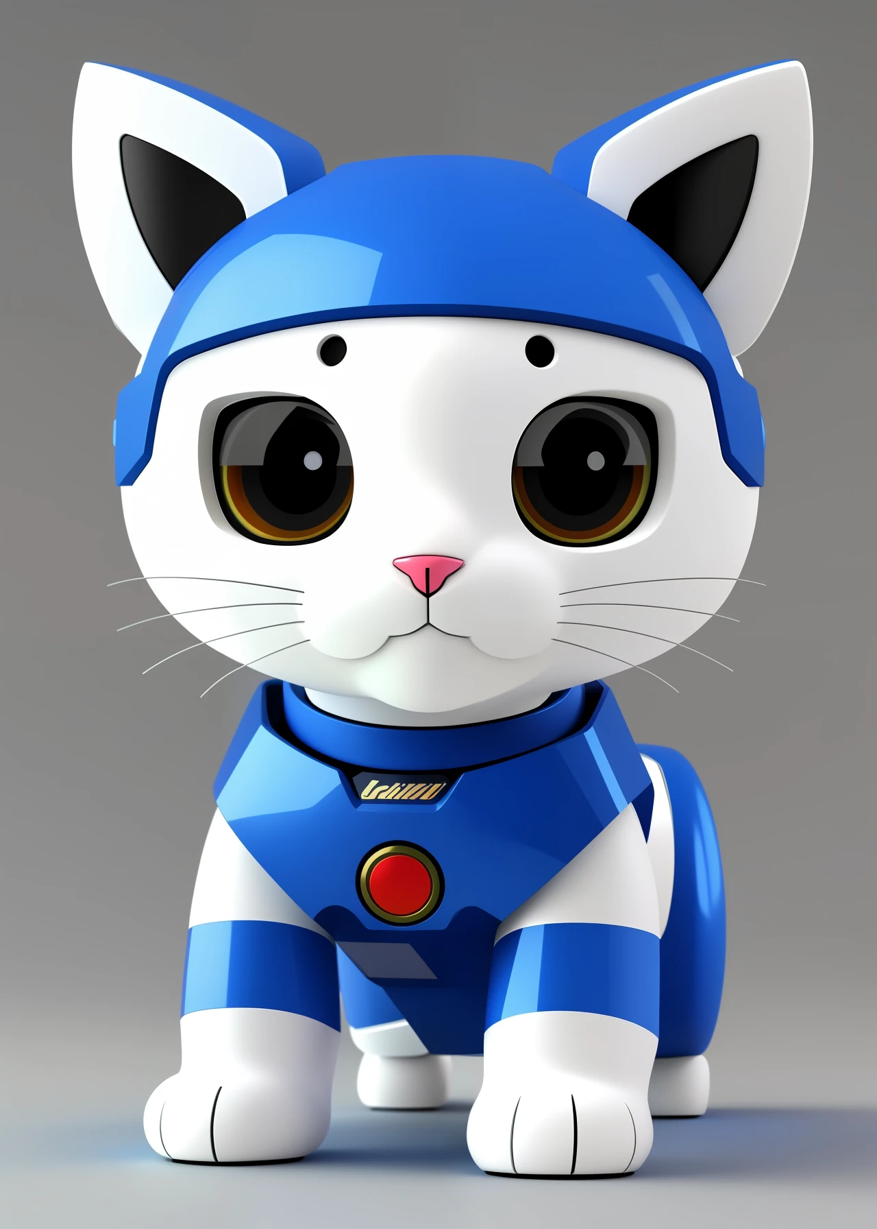 Animal robotic kitten 3d 8k