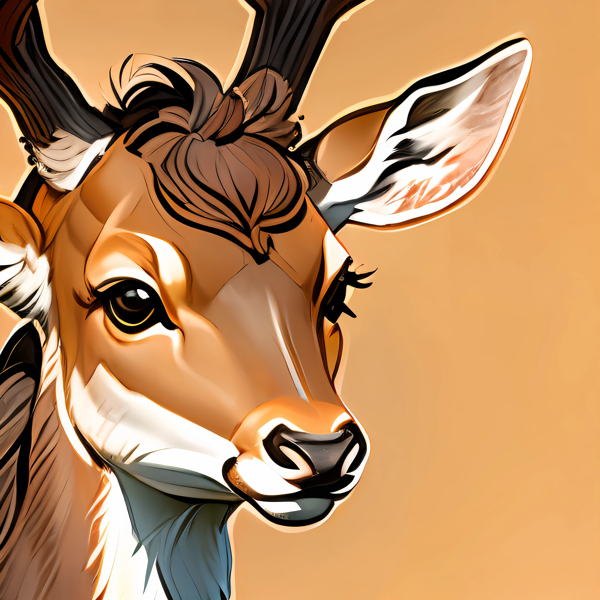pronounced sexual dimorphism, young deer, thirsty for lovemaking, walks among clover, clover field, field of daisies, walks among daisies, deer with eggs, eggs of a male deer, 555