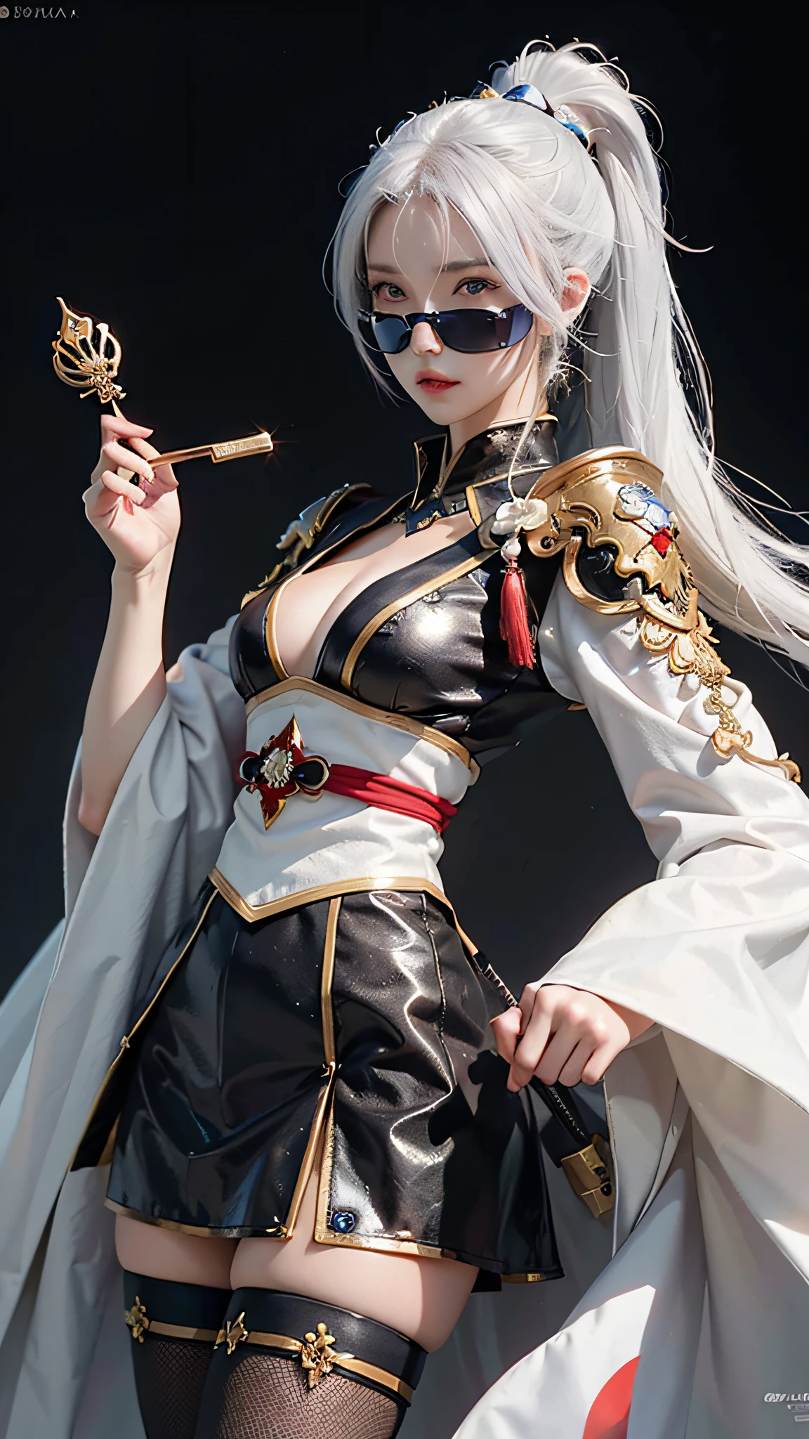((Best Quality, 8K, Masterpiece: 1.3)), 1girl, Slim Abs Beauty: 1.3, (Hairstyle Casual: 1.2), Dress: 1.1, Super Fine Face, Fine Eyes, Double Eyelids, Shyness, Dynamic Pose, Smile, Anime Girl with White Hair and Blue Eyes Holding a Fan, White Hair God, Kusart Krenz Key Art Feminization, Onmyoji Detailed Art, Onmyoji Portrait, Detailed Digital Anime Art, Best Anime 4K Konachan Wallpaper, Anime Goddess, High Detail Official Art , detailed anime art, portrait of female anime hero, Onmyoji