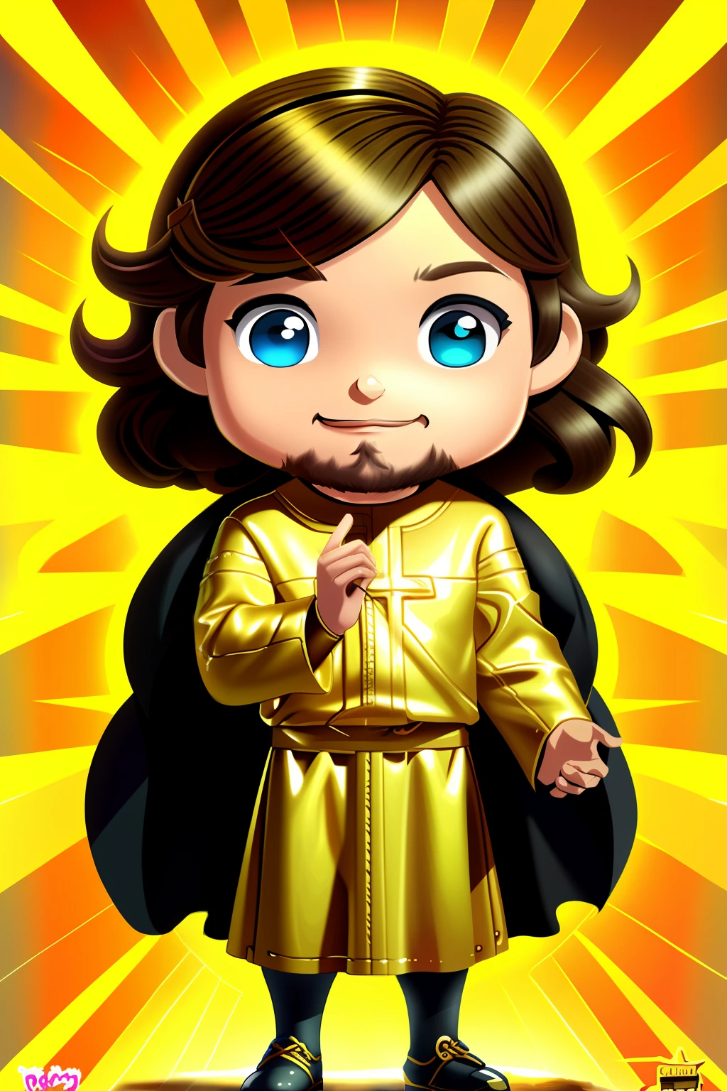 Jesus chibi cartoon