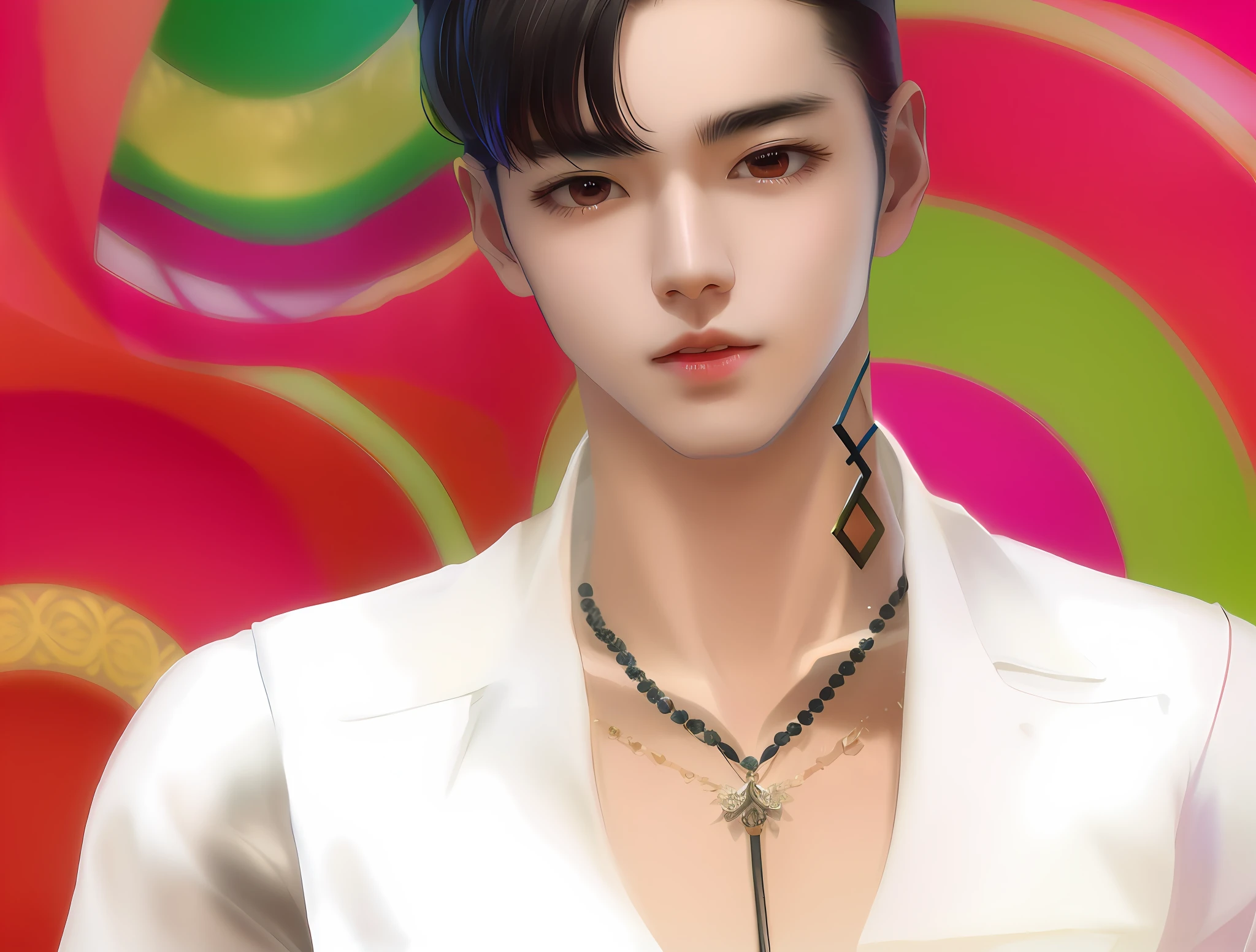 There's a guy with a necklace and a necklace, and I'm inspired by Ju Jung, I'm inspired by Lee Jung-seok, I'm inspired by Kim Deok-sin, I'm inspired by Yanjun Cheng, I'm inspired by Bian Shomin, I'm inspired by Zhang Han, I'm inspired by Jang Seung-yup, I'm inspired by Russell. Dongjun Lu, Cai Shikun calm cute