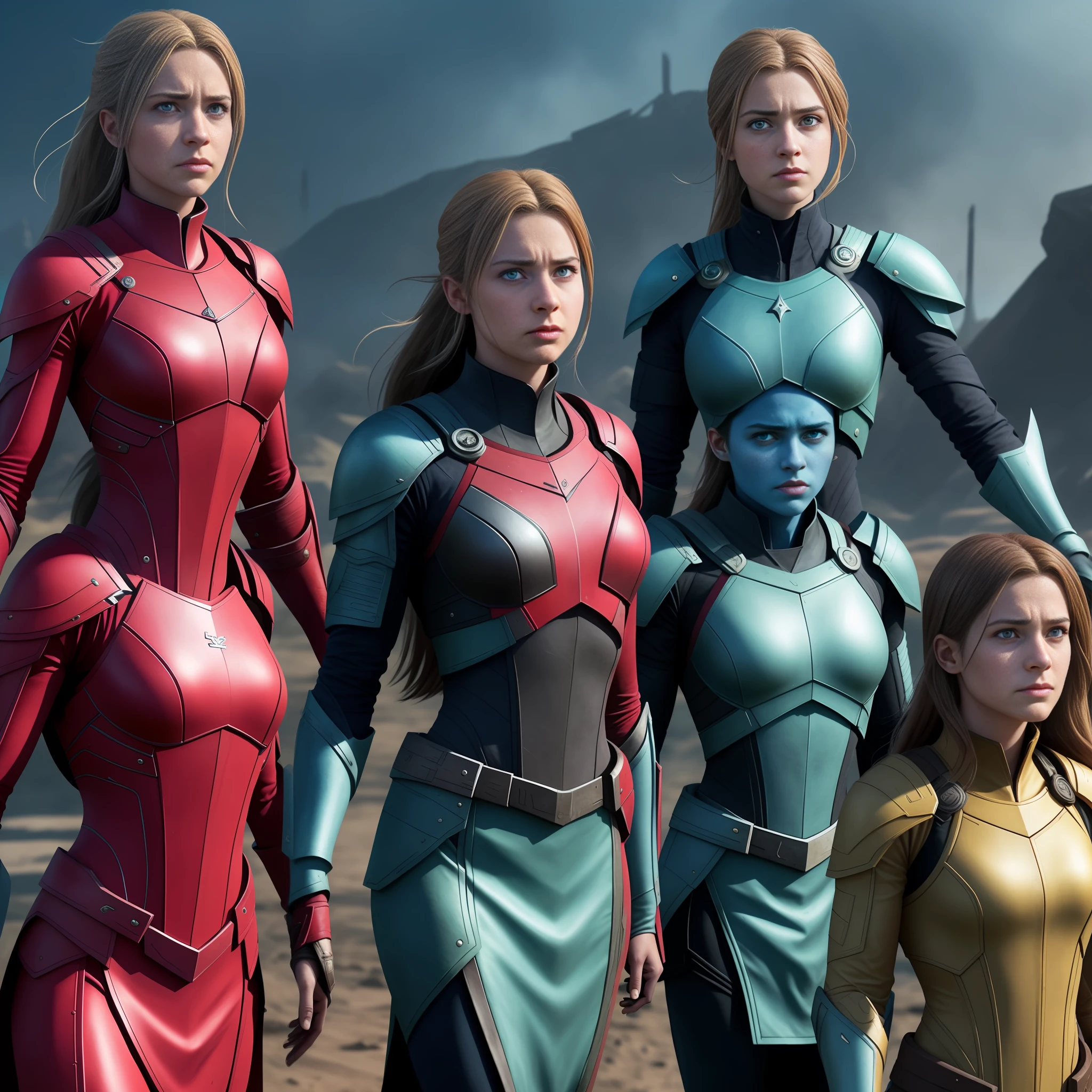 Female characters after tomorrow