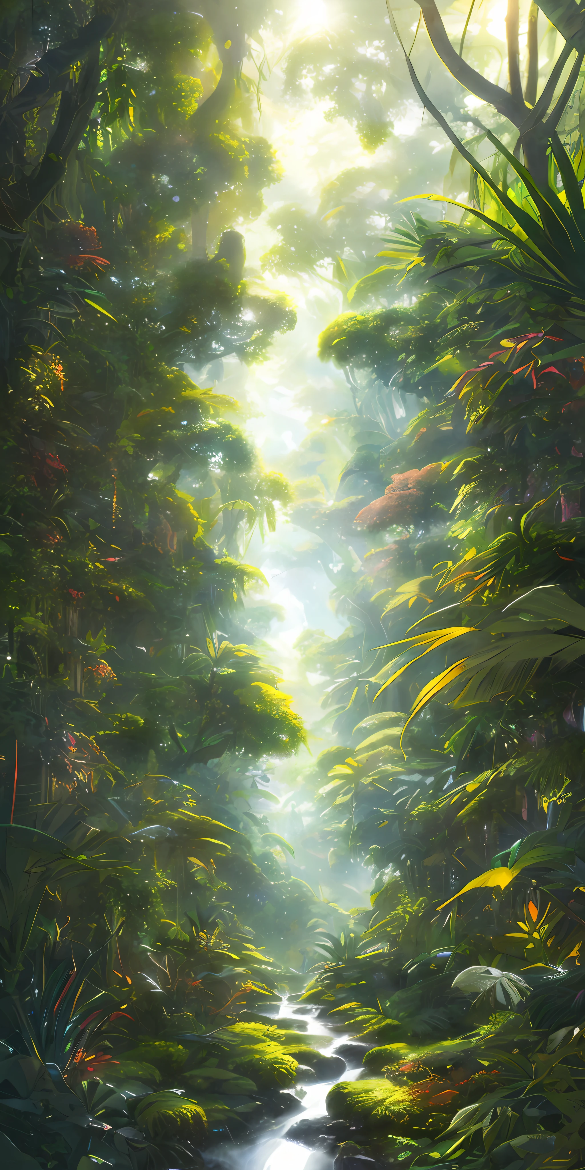 Digital illustration, detailed and intricate, of a dense jungle filled with exotic plants and animals, the sunlight filtering through the canopy creating a dappled effect. In the style of Yoshitaka Amano and Hayao Miyazaki, masterpiece, proportional, detailed, trending on artstation, beautiful lighting, realistic, intricate, award winning, 4k, highest quality
Award-winning, 4K digital painting in the style of Yoshitaka Amano. Detailed and intricate depiction of a zombie apocalypse, masterfully capturing the chaos and drama of the scene. Beautiful lighting and cinematic composition make this piece a true masterpiece, trending on artstation