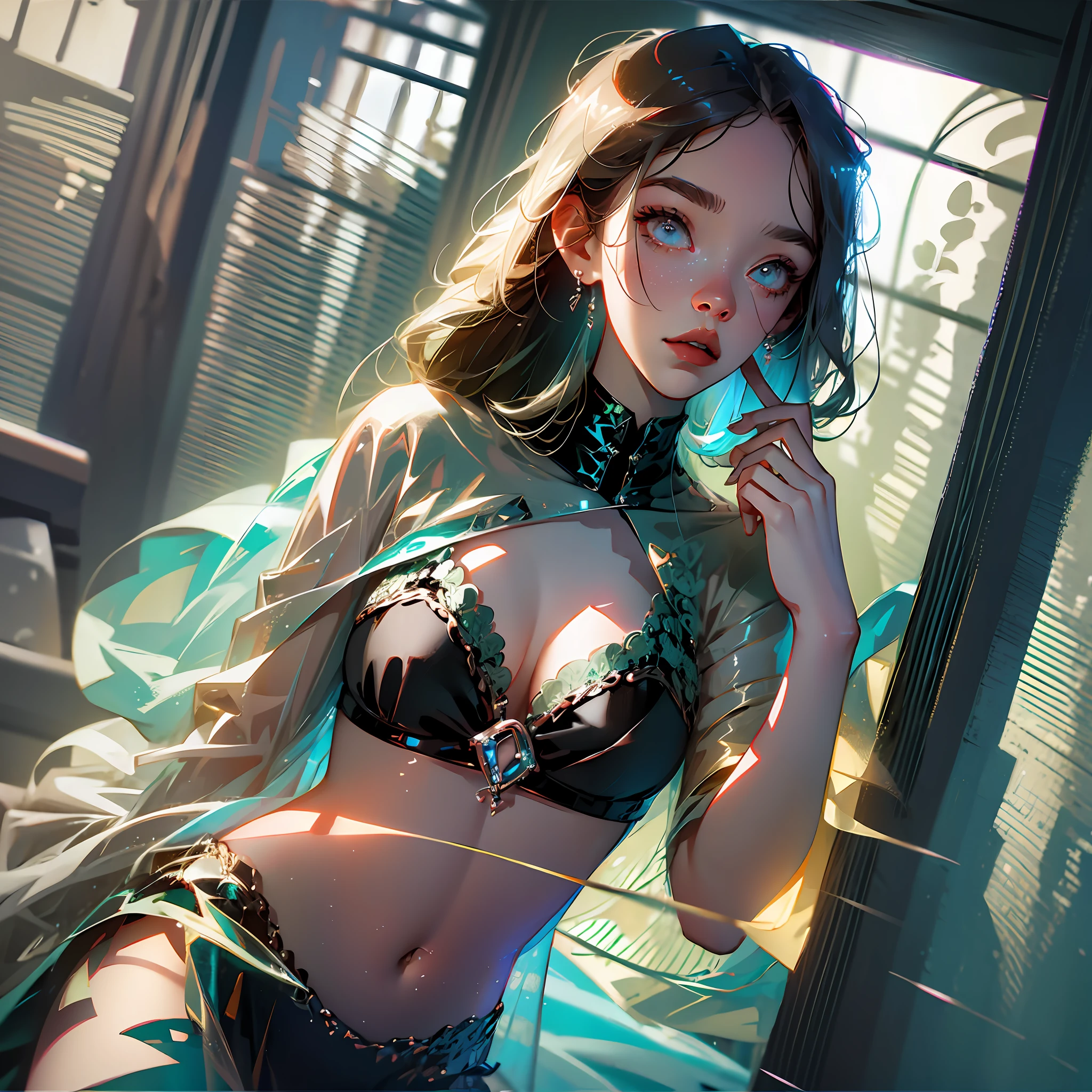 girl in translucent lingerie, --auto --s2