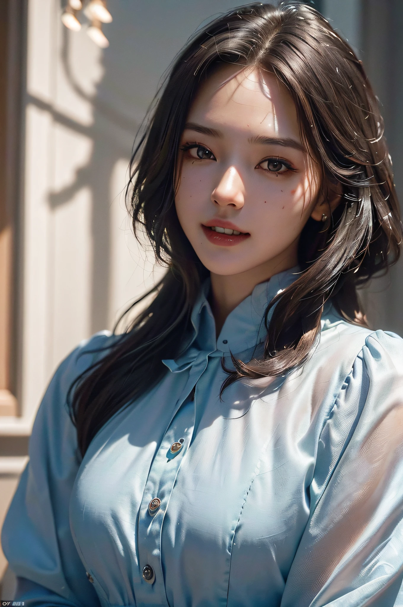 (masterpiece, best quality, beautiful quality, photorealistic, looking at viewer, detailed lighting, extremely detailed skin, extremely detailed hair, extremely detailed teeth, shadows, 8k:1.2), (a picture of a woman, 1girl:1.2),