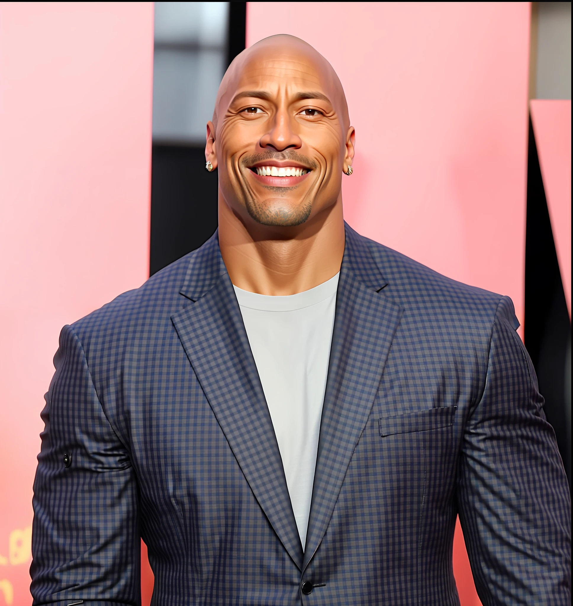 a close up of a man in a suit smiling at the camera, dwayne johnson, dwayne the rock johnson, the rock, a portrait of dwayne johnson, portrait of dwayne johnson, dwayne johnson as god of war, starring dwayne johnson, dwayne johnson in family guy, dwayne johnson as samurai, dwayne johnson as harry potter, dwayne johnson as batman, dwayne johnson as spiderman