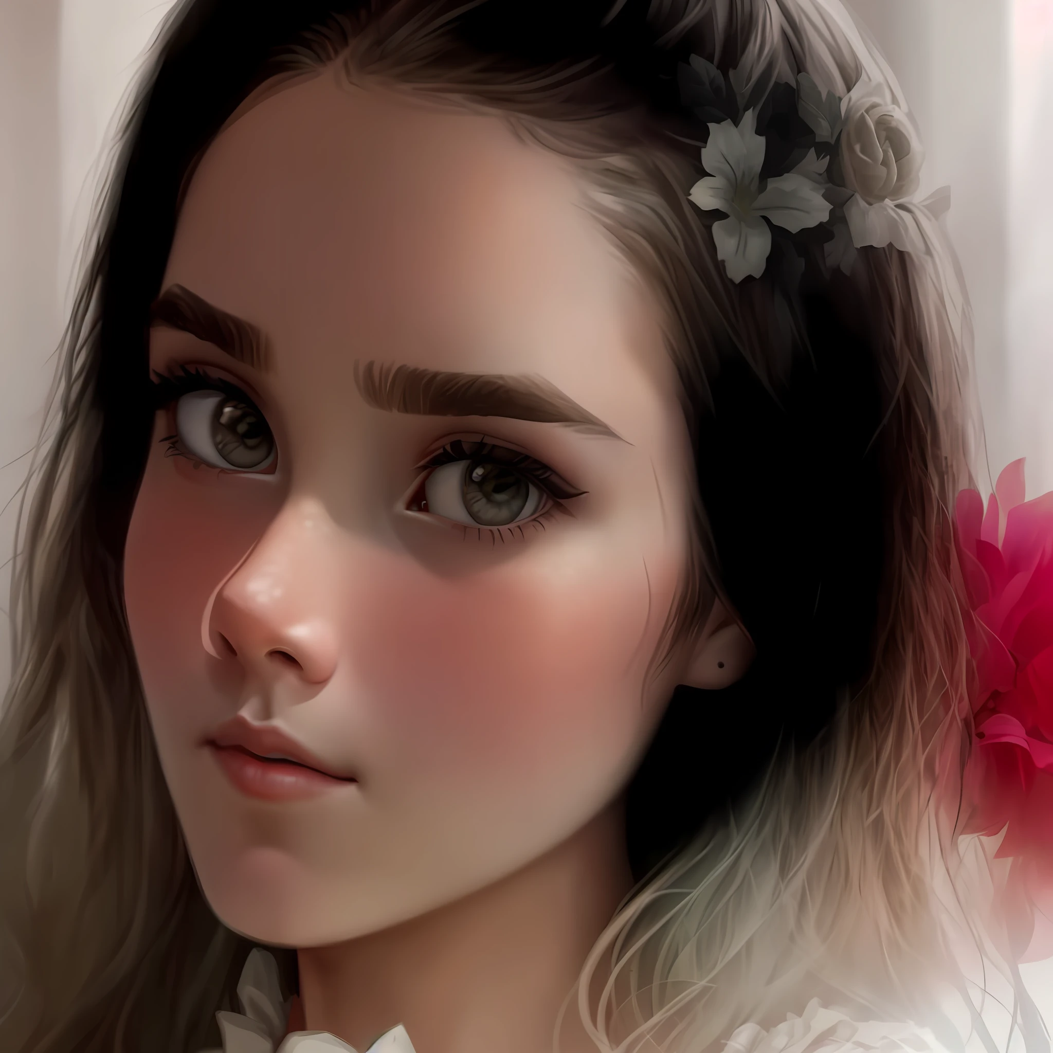 masterpiece, line art of a female character, Florence Pugh shocked expression, detailed country garden background, Art Deco designs,
style by double exposure, no shading, for coloring page, white space, no shadowing,