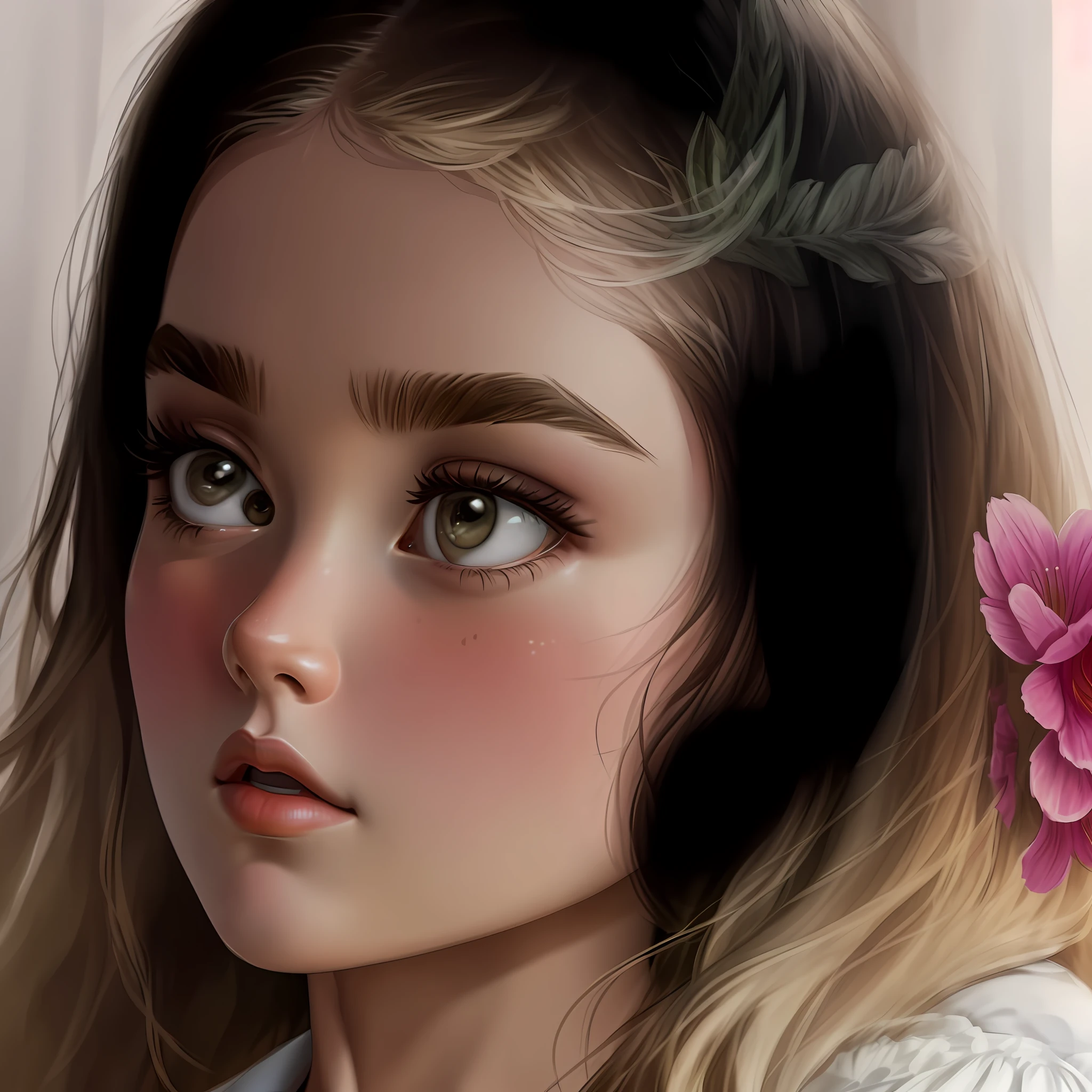 masterpiece, line art of a female character, Florence Pugh shocked expression, detailed country garden background, Art Deco designs,
style by double exposure, no shading, for coloring page, white space, no shadowing,